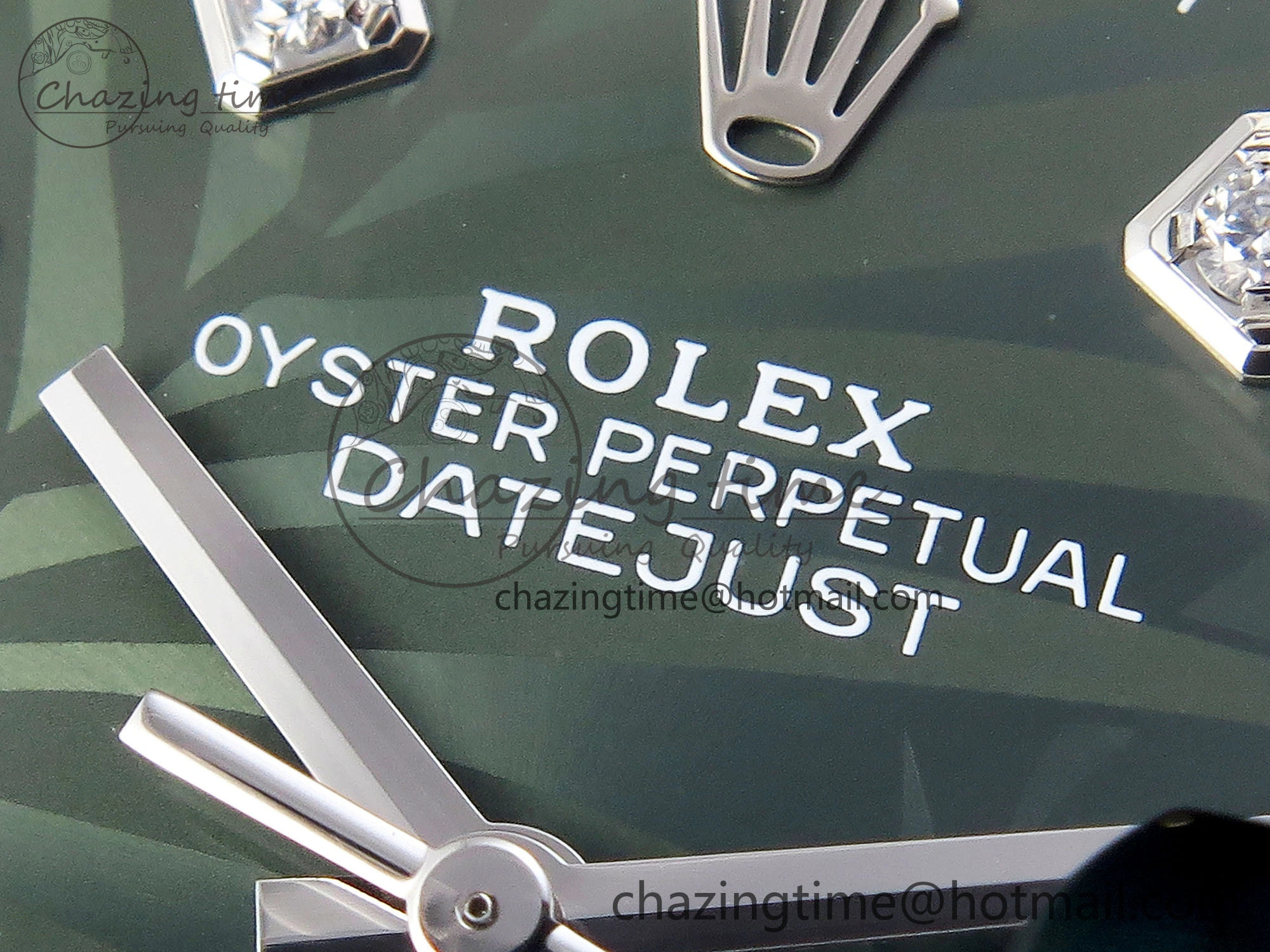 DateJust 36 126234 Clean 1:1 Best Edition 904L Steel Green Leaf Diamonds Dial on Jubilee Bracelet VR3235