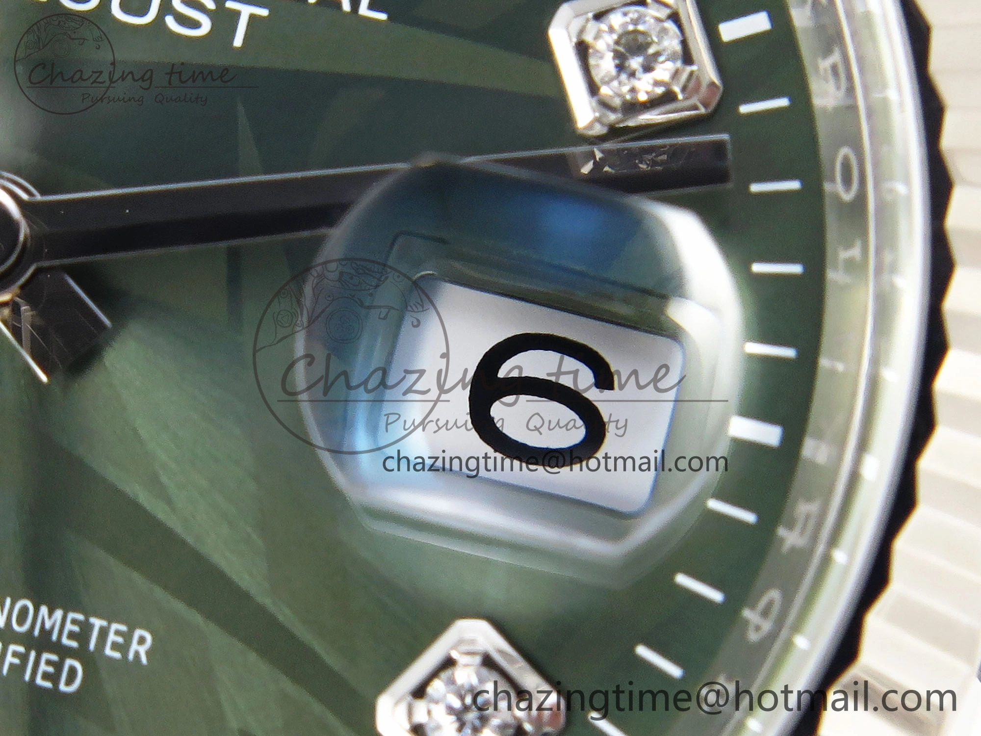 DateJust 36 126234 Clean 1:1 Best Edition 904L Steel Green Leaf Diamonds Dial on Jubilee Bracelet VR3235