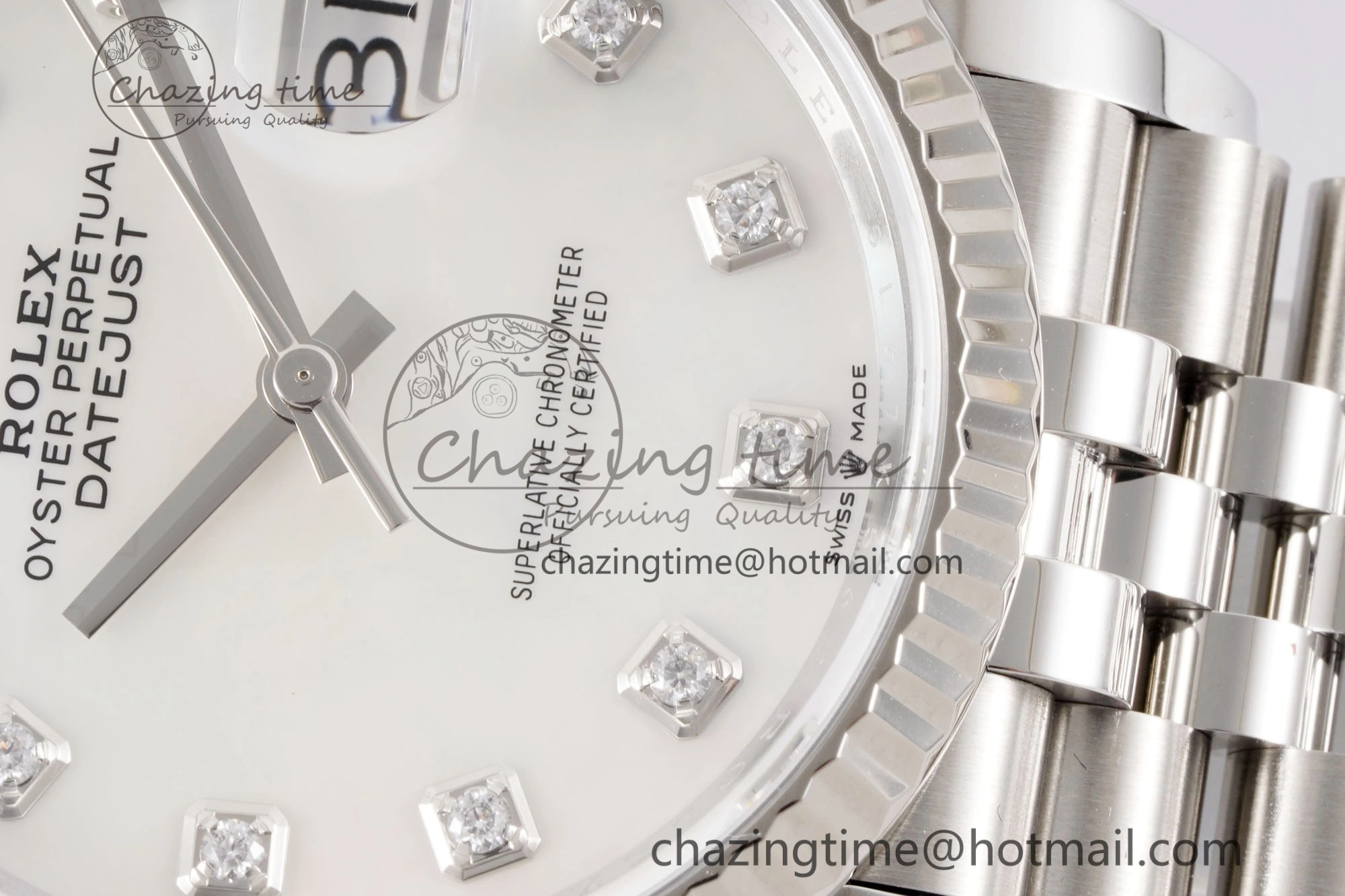 DateJust 36 126234 Clean 1:1 Best Edition 904L Steel White MOP Diamonds Dial on Jubilee Bracelet VR3235