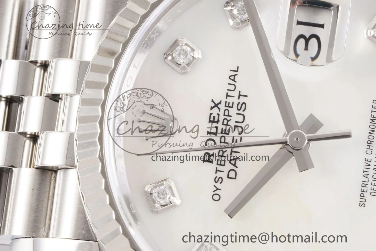 DateJust 36 126234 Clean 1:1 Best Edition 904L Steel White MOP Diamonds Dial on Jubilee Bracelet VR3235