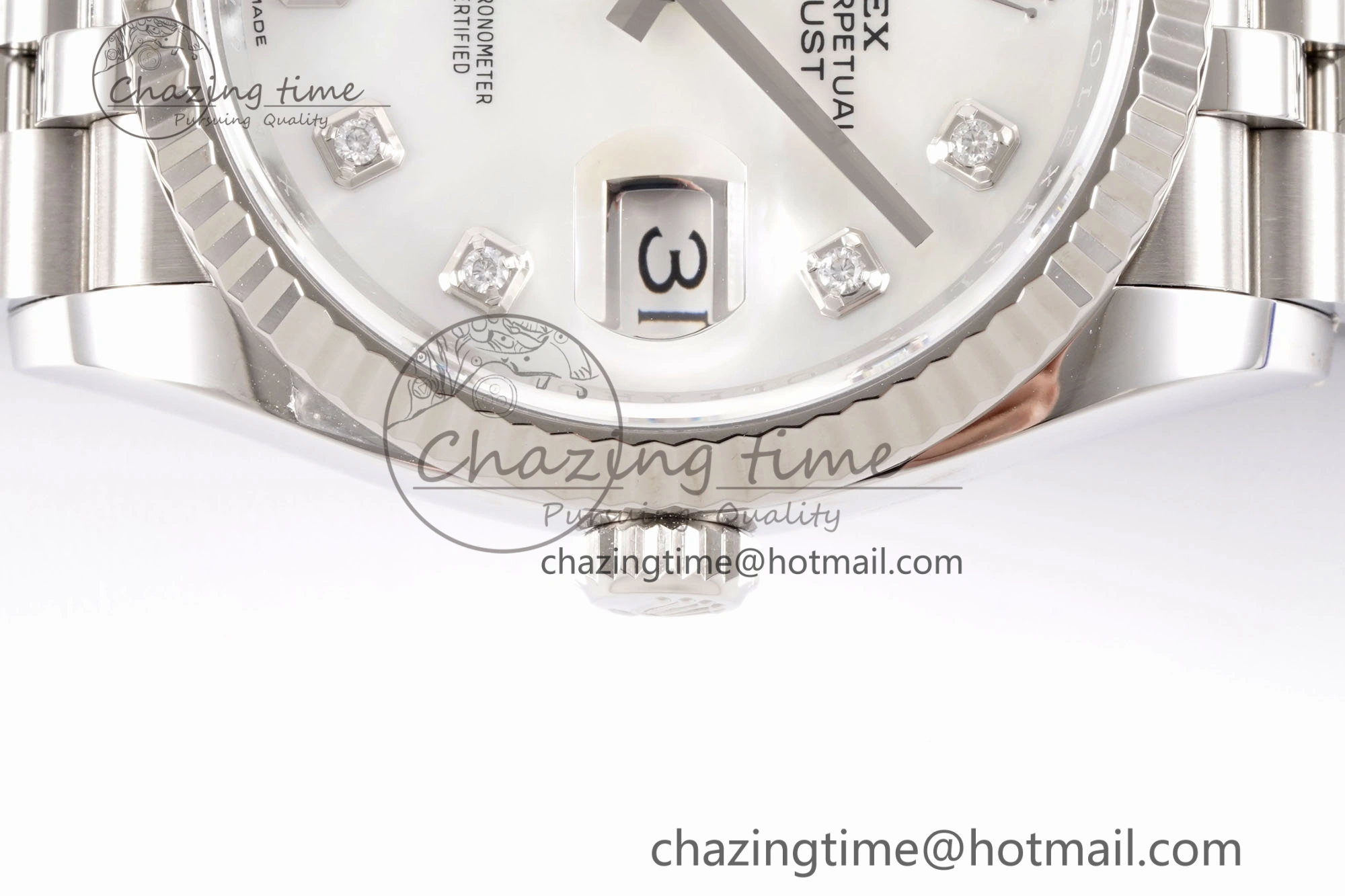 DateJust 36 126234 Clean 1:1 Best Edition 904L Steel White MOP Diamonds Dial on Jubilee Bracelet VR3235