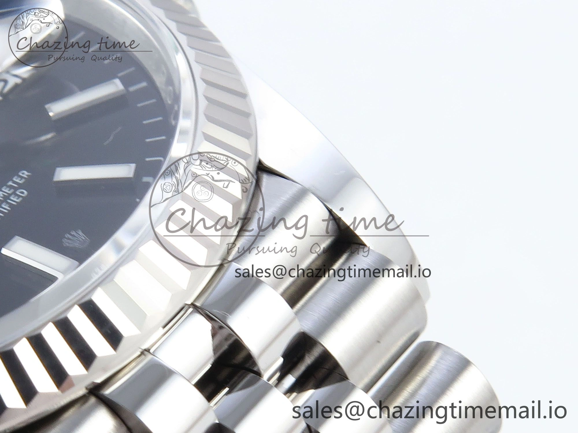 DateJust 36 126234 EWEF Best Edition Black Dial Stick Marker on Jubilee Bracelet A3235