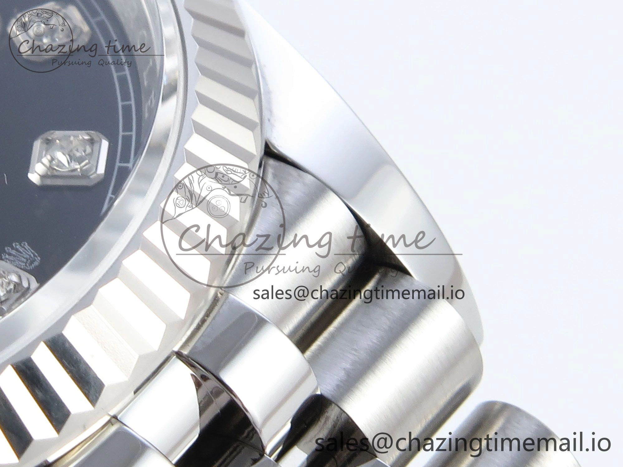 DateJust 36 126234 EWEF Best Edition Black Diamonds Dial on Jubilee Bracelet A3235