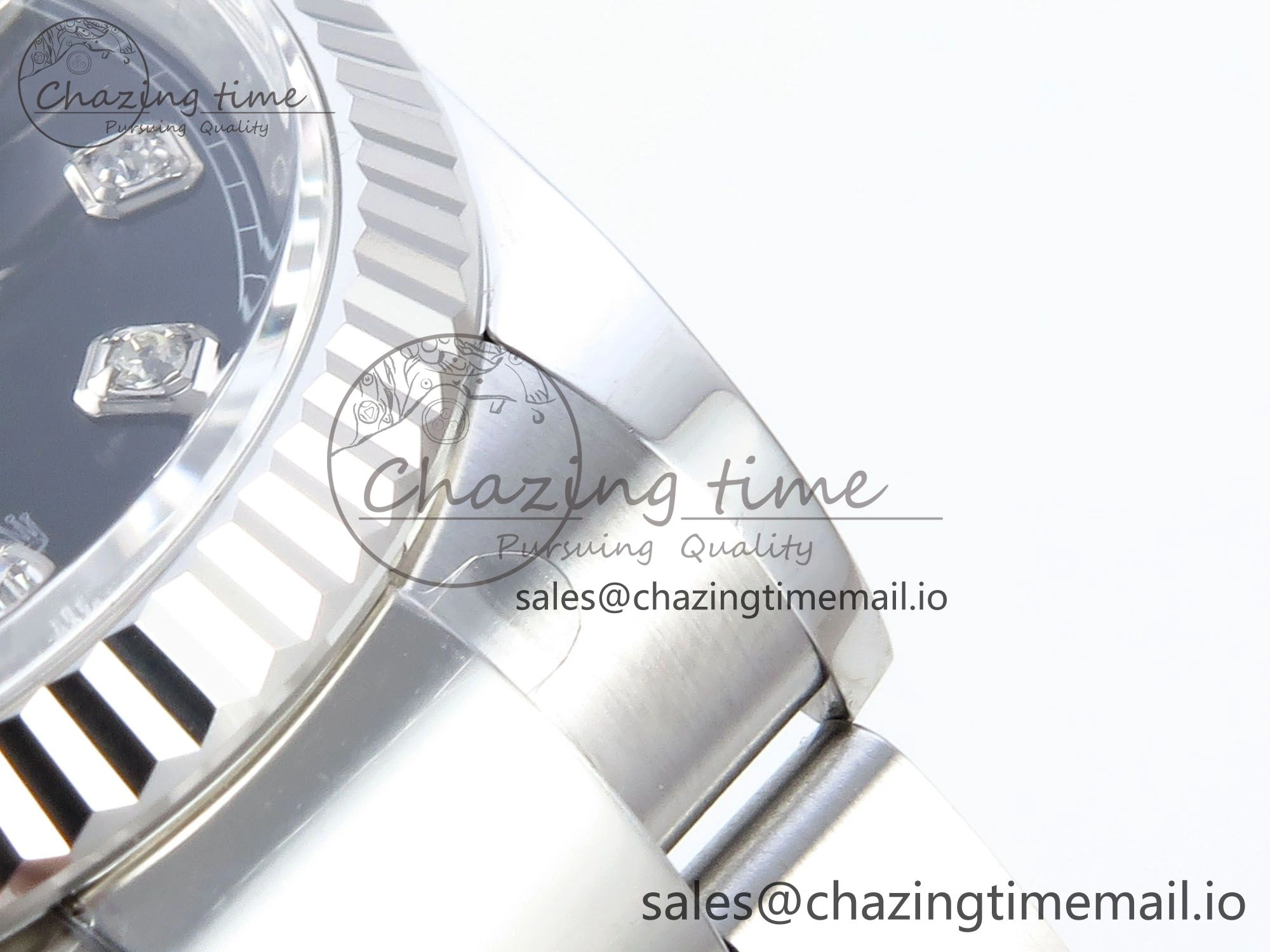 DateJust 36 126234 EWEF Best Edition Black Diamonds Dial on Oyster Bracelet A3235