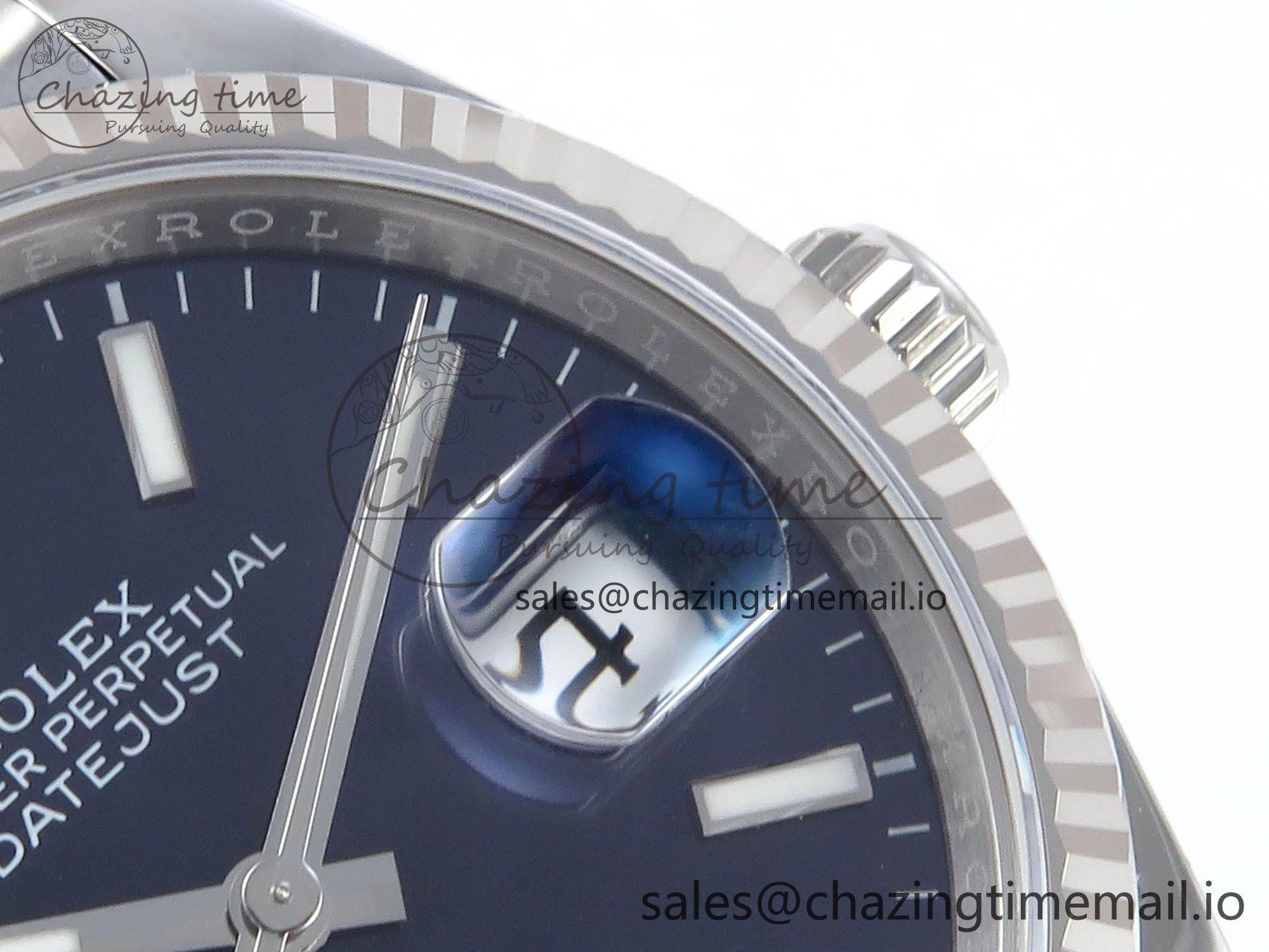 DateJust 36 126234 EWEF Best Edition Blue Dial Stick Marker on Jubilee Bracelet A3235