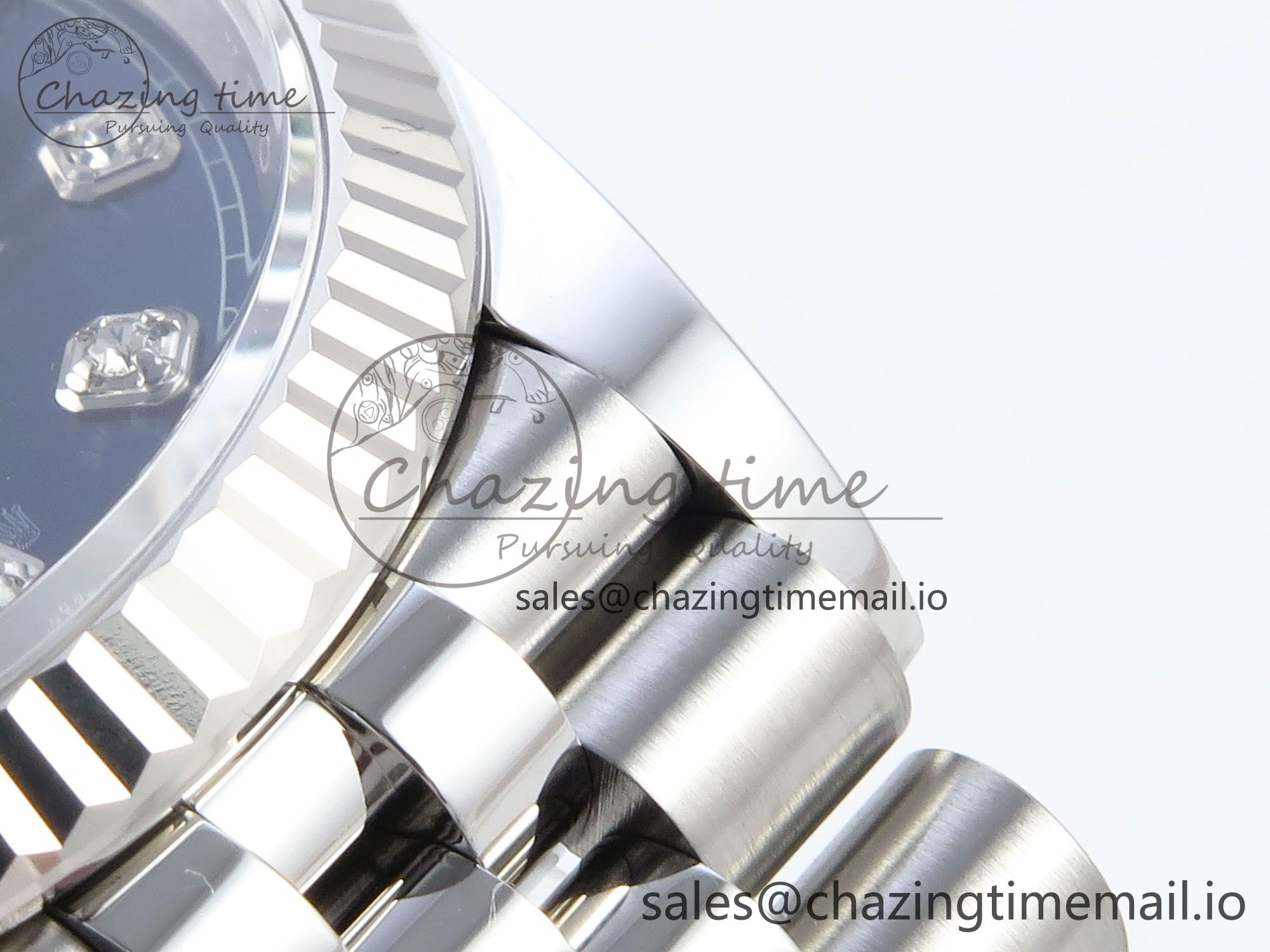 DateJust 36 126234 EWEF Best Edition Blue Diamonds Dial on Jubilee Bracelet A3235