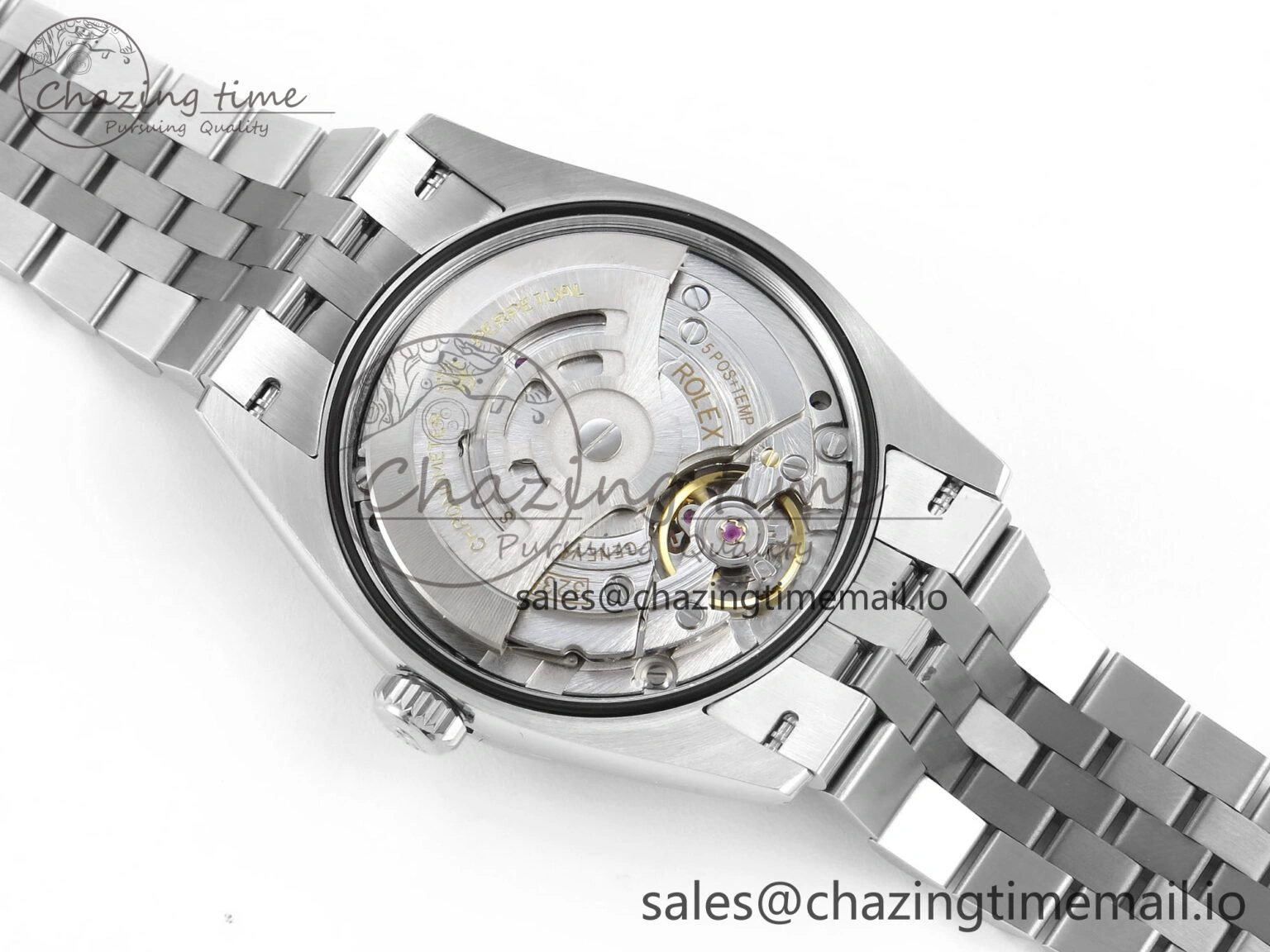 DateJust 36 126234 EWEF Best Edition Blue Textured Dial Stick Marker on Jubilee Bracelet A3235