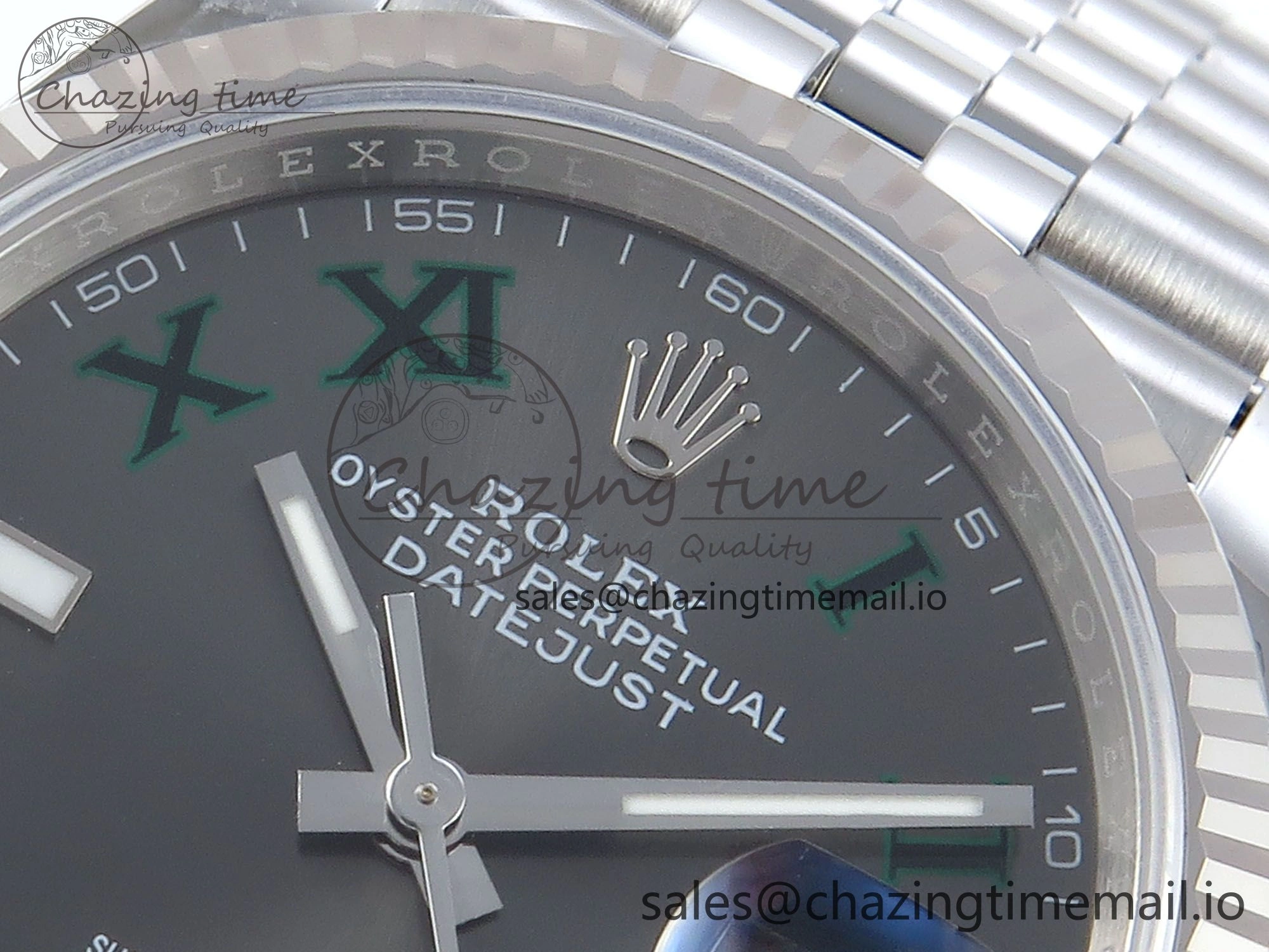 DateJust 36 126234 EWEF Best Edition Gray Roman Dial on Jubilee Bracelet A3235