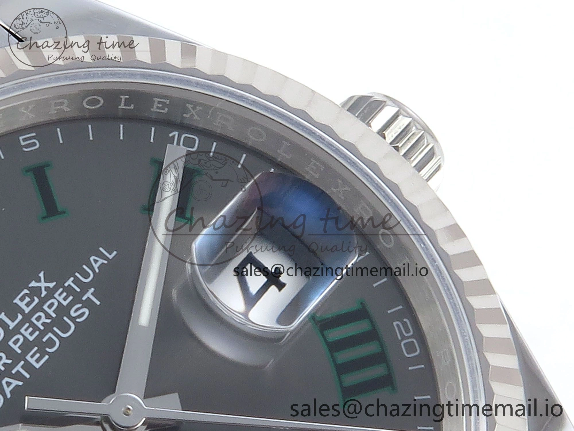 DateJust 36 126234 EWEF Best Edition Gray Roman Dial on Jubilee Bracelet A3235