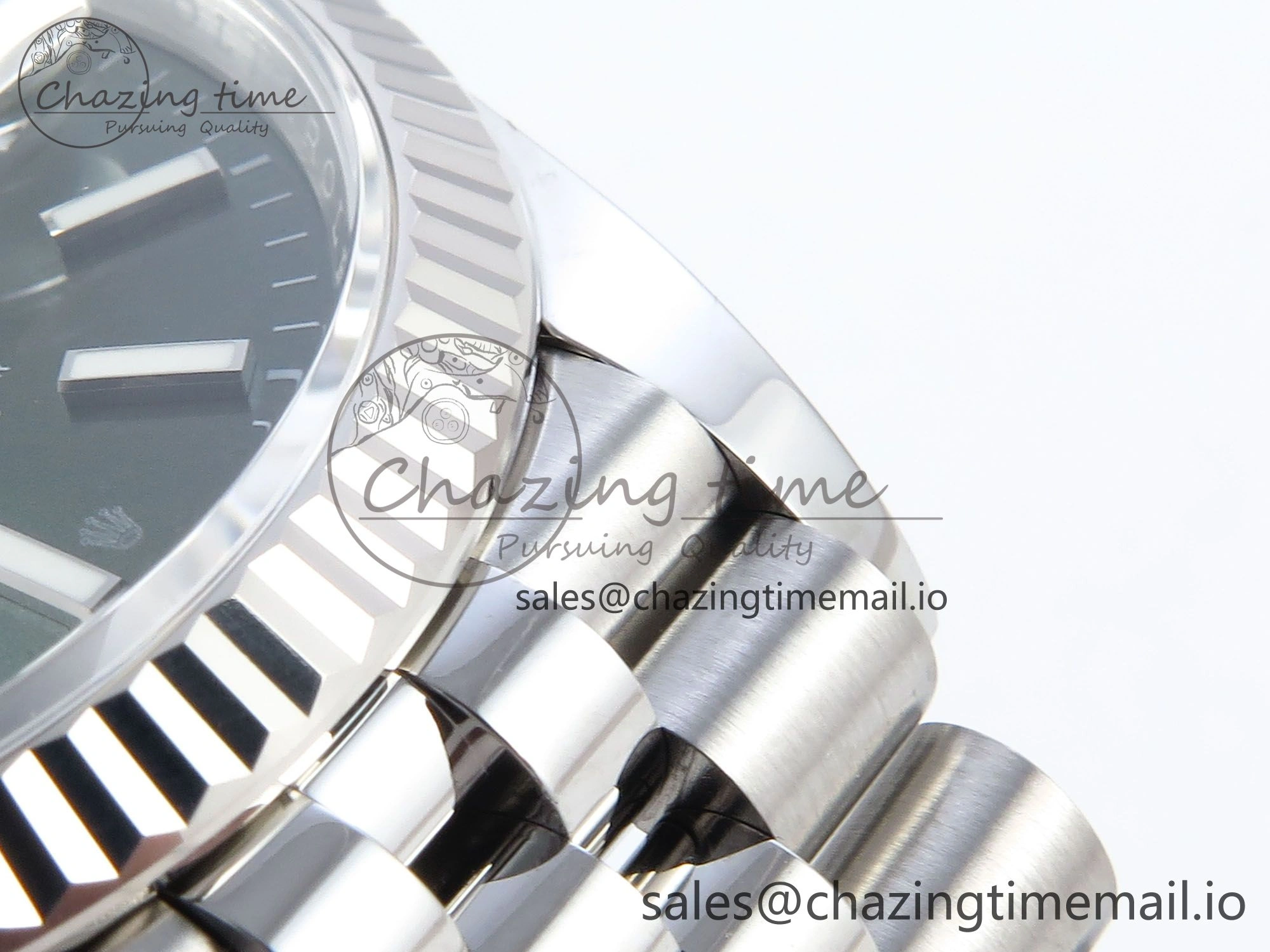 DateJust 36 126234 EWEF Best Edition Green Dial Stick Marker on Jubilee Bracelet A3235