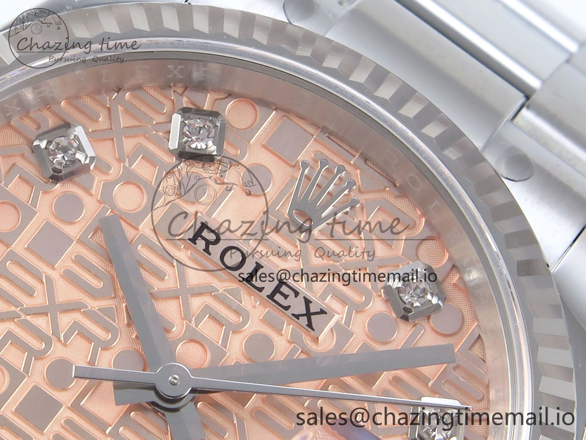DateJust 36 126234 EWEF Best Edition Orange Pattern Diamonds Dial on Oyster Bracelet A3235