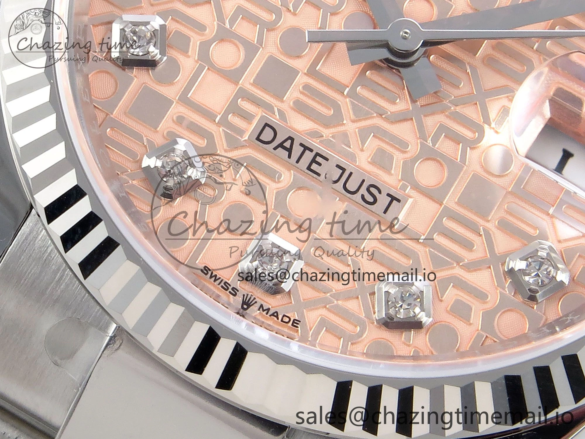 DateJust 36 126234 EWEF Best Edition Orange Pattern Diamonds Dial on Oyster Bracelet A3235