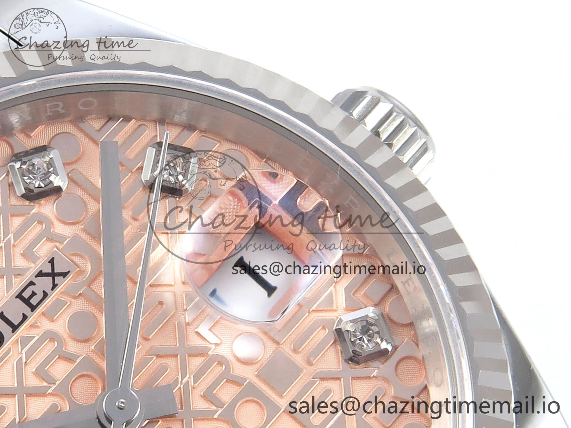 DateJust 36 126234 EWEF Best Edition Orange Pattern Diamonds Dial on Oyster Bracelet A3235
