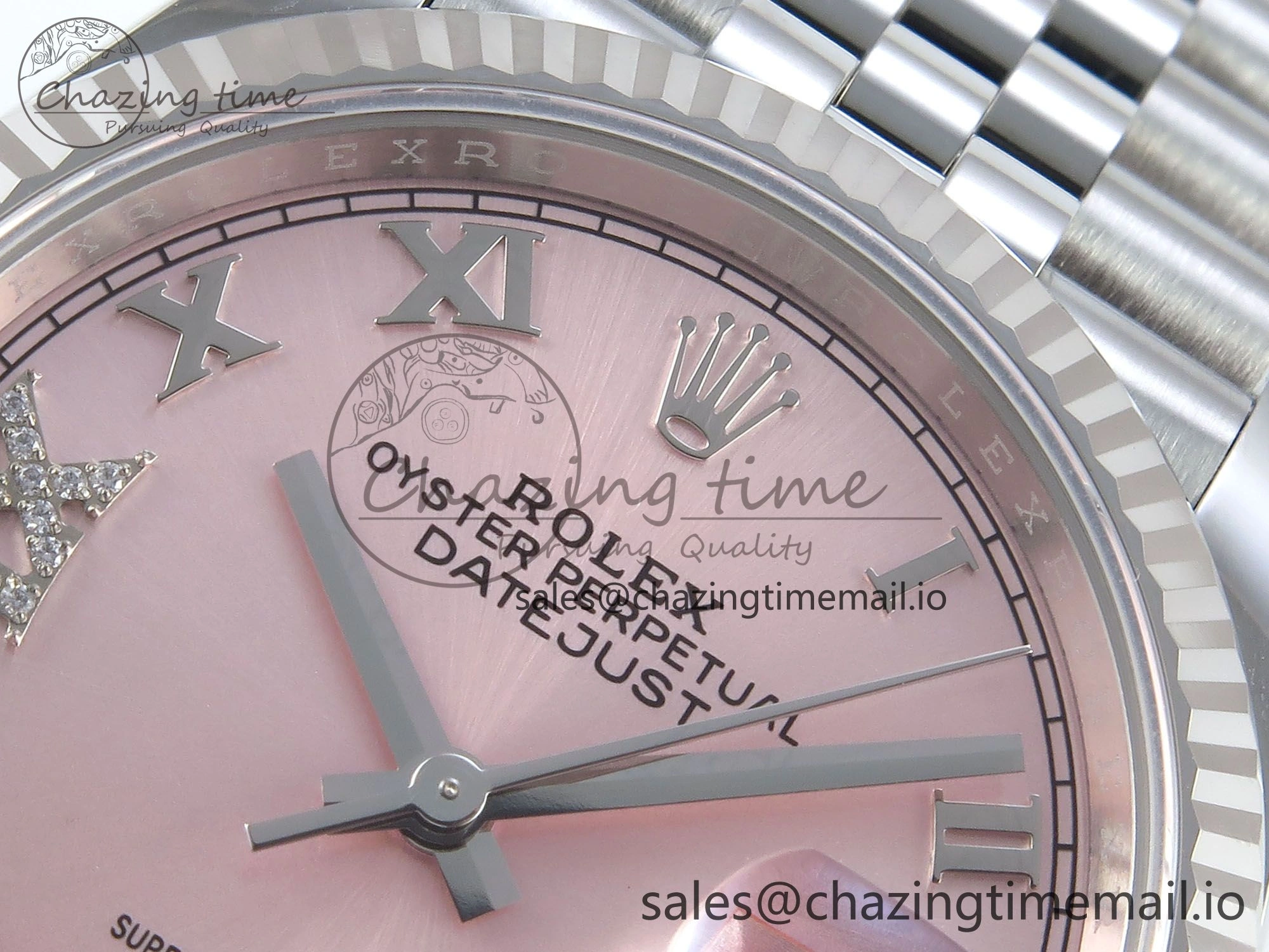 DateJust 36 126234 EWEF Best Edition Pink Roman Dial on Jubilee Bracelet A3235
