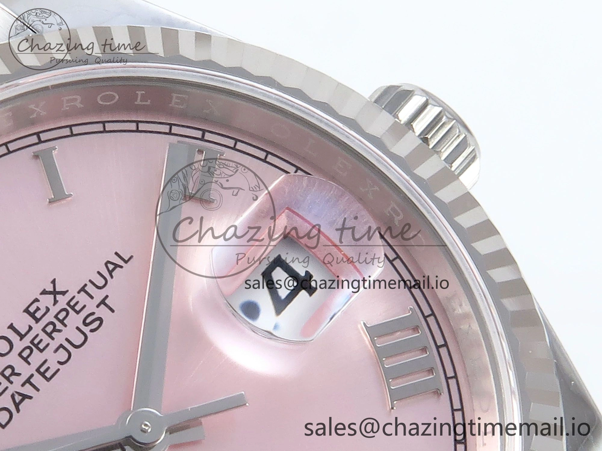 DateJust 36 126234 EWEF Best Edition Pink Roman Diamonds Dial on Oyster Bracelet A3235