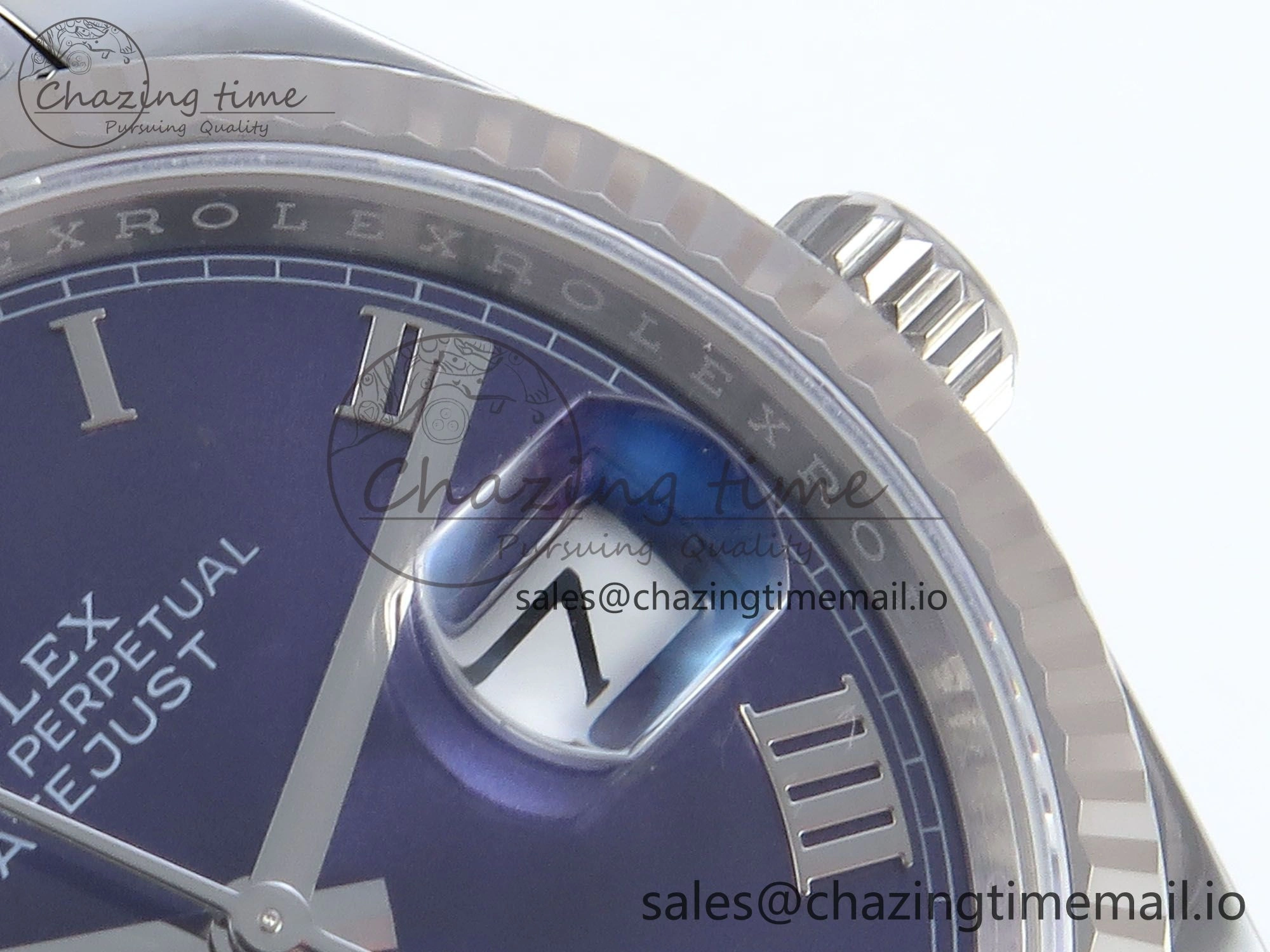 DateJust 36 126234 EWEF Best Edition Purple Roman Diamonds Dial on Jubilee Bracelet A3235