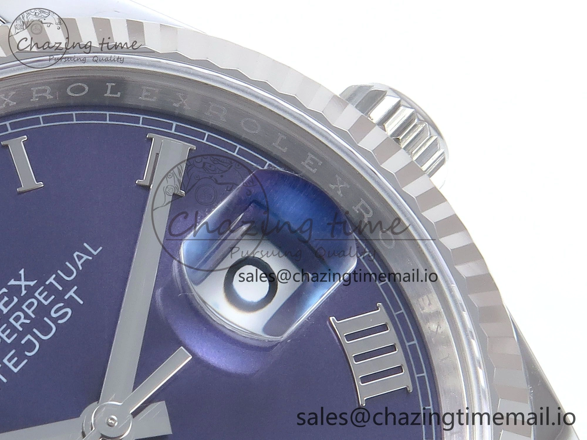 DateJust 36 126234 EWEF Best Edition Purple Roman Diamonds Dial on Oyster Bracelet A3235