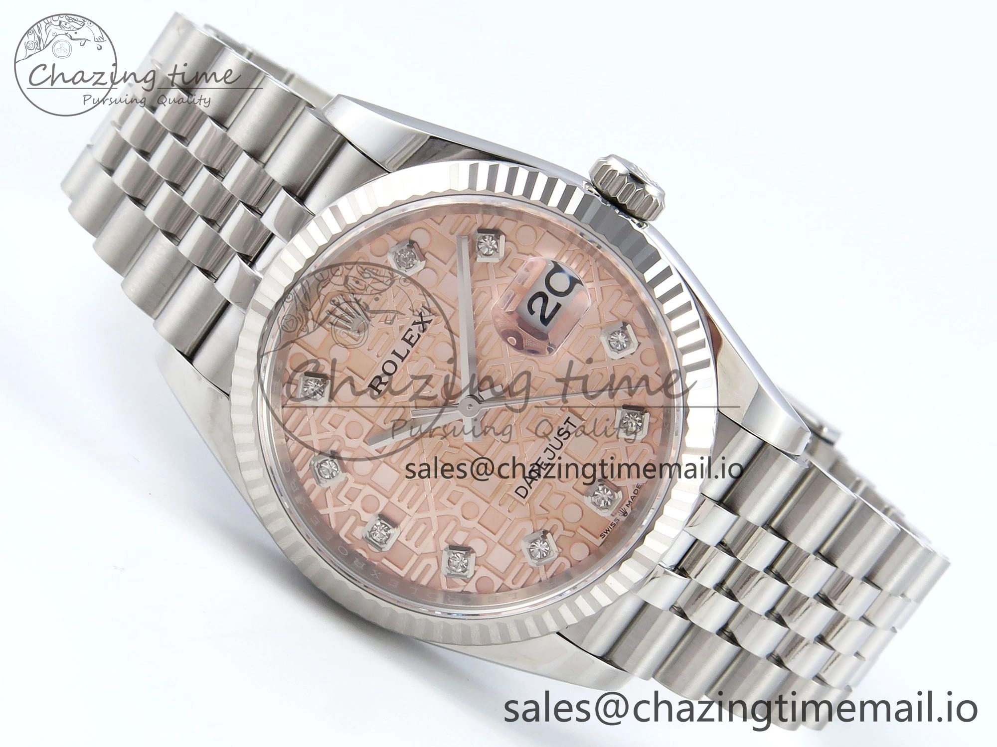 DateJust 36 126234 EWEF Best Edition Rolxx RG Dial on Jubilee Bracelet A3235