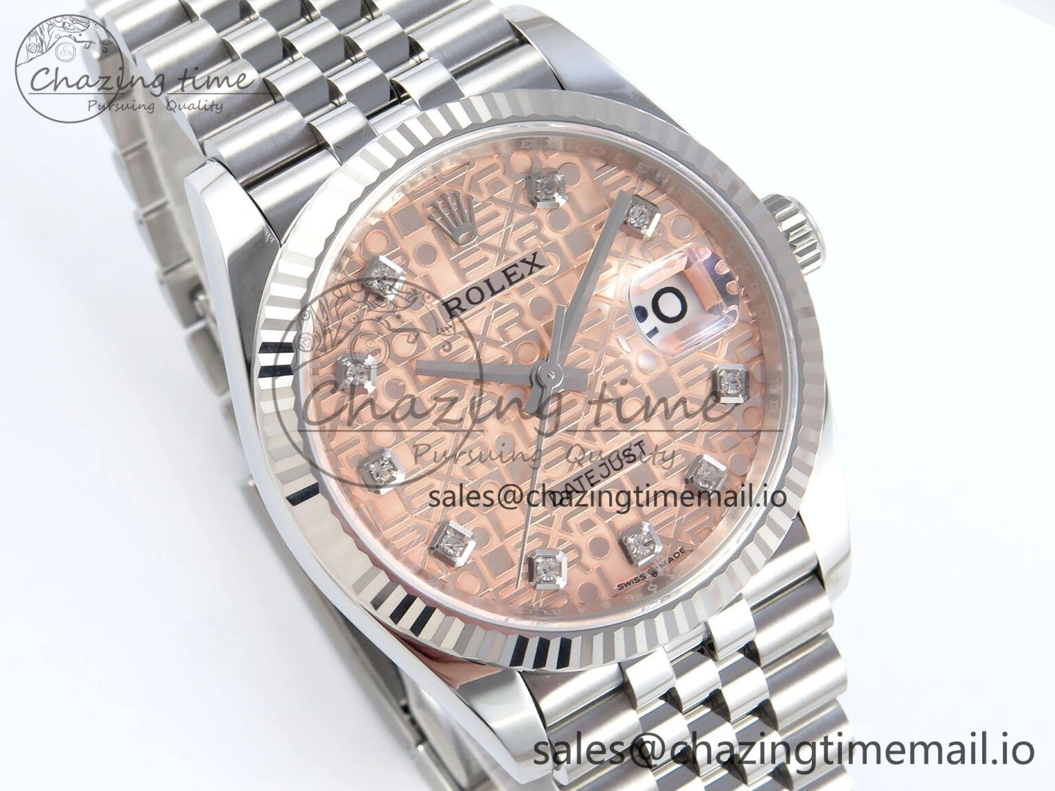 DateJust 36 126234 EWEF Best Edition Rolxx RG Dial on Jubilee Bracelet A3235