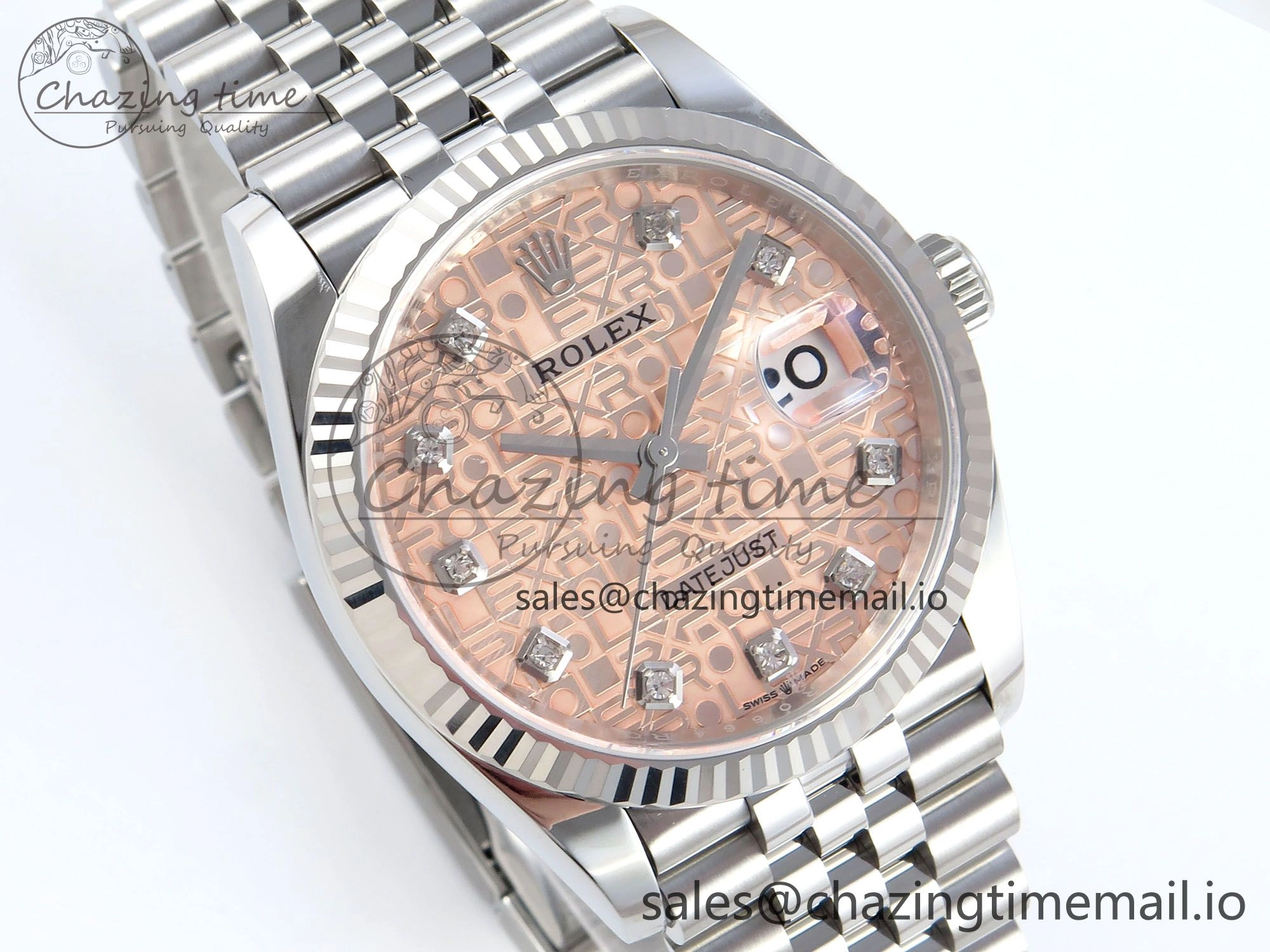 DateJust 36 126234 EWEF Best Edition Rolxx RG Dial on Jubilee Bracelet A3235