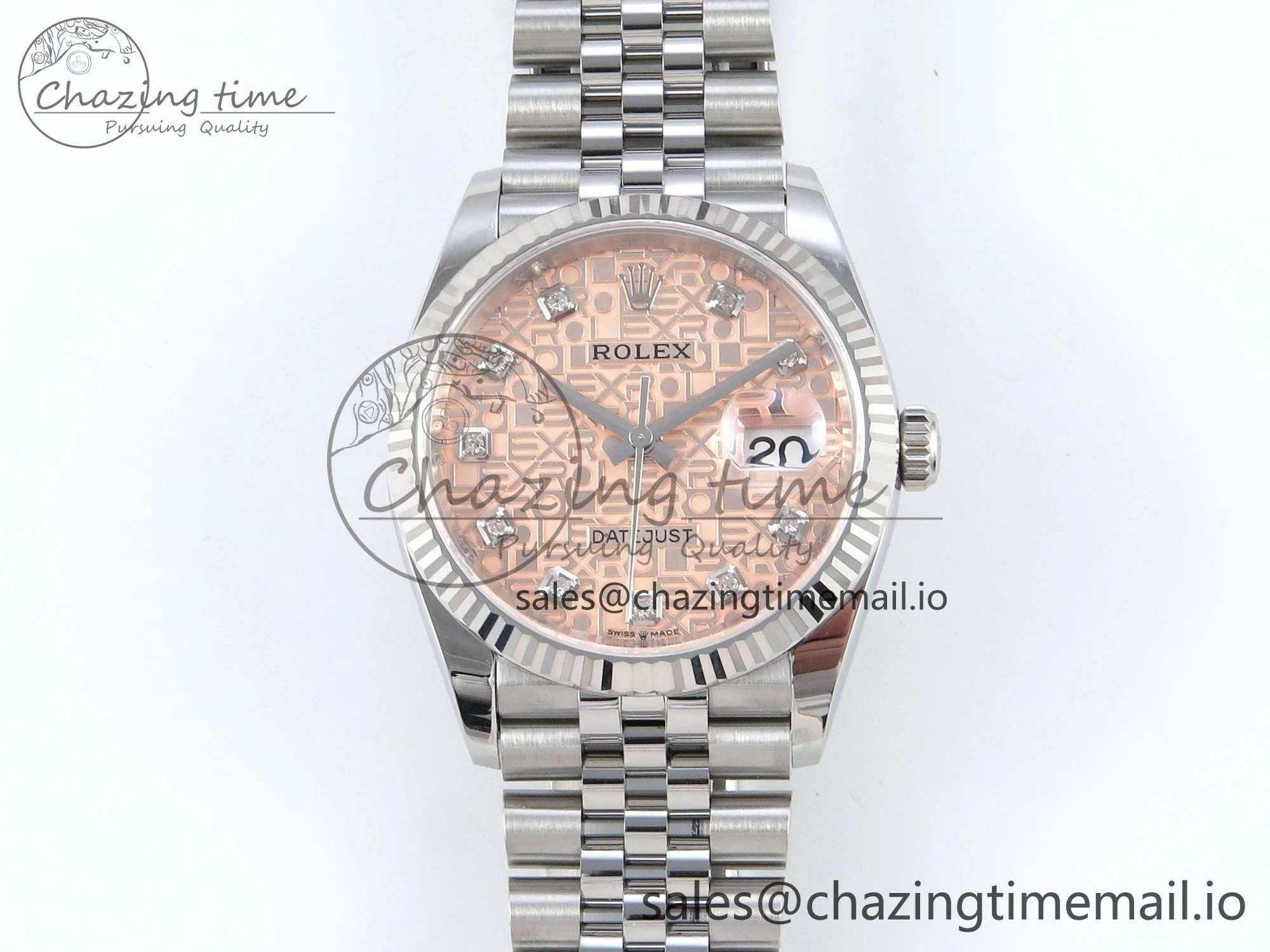 DateJust 36 126234 EWEF Best Edition Rolxx RG Dial on Jubilee Bracelet A3235