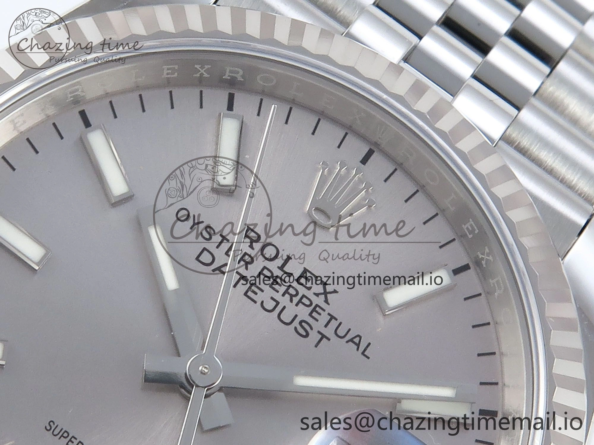 DateJust 36 126234 EWEF Best Edition Silver Dial Stick Marker on Jubilee Bracelet A3235