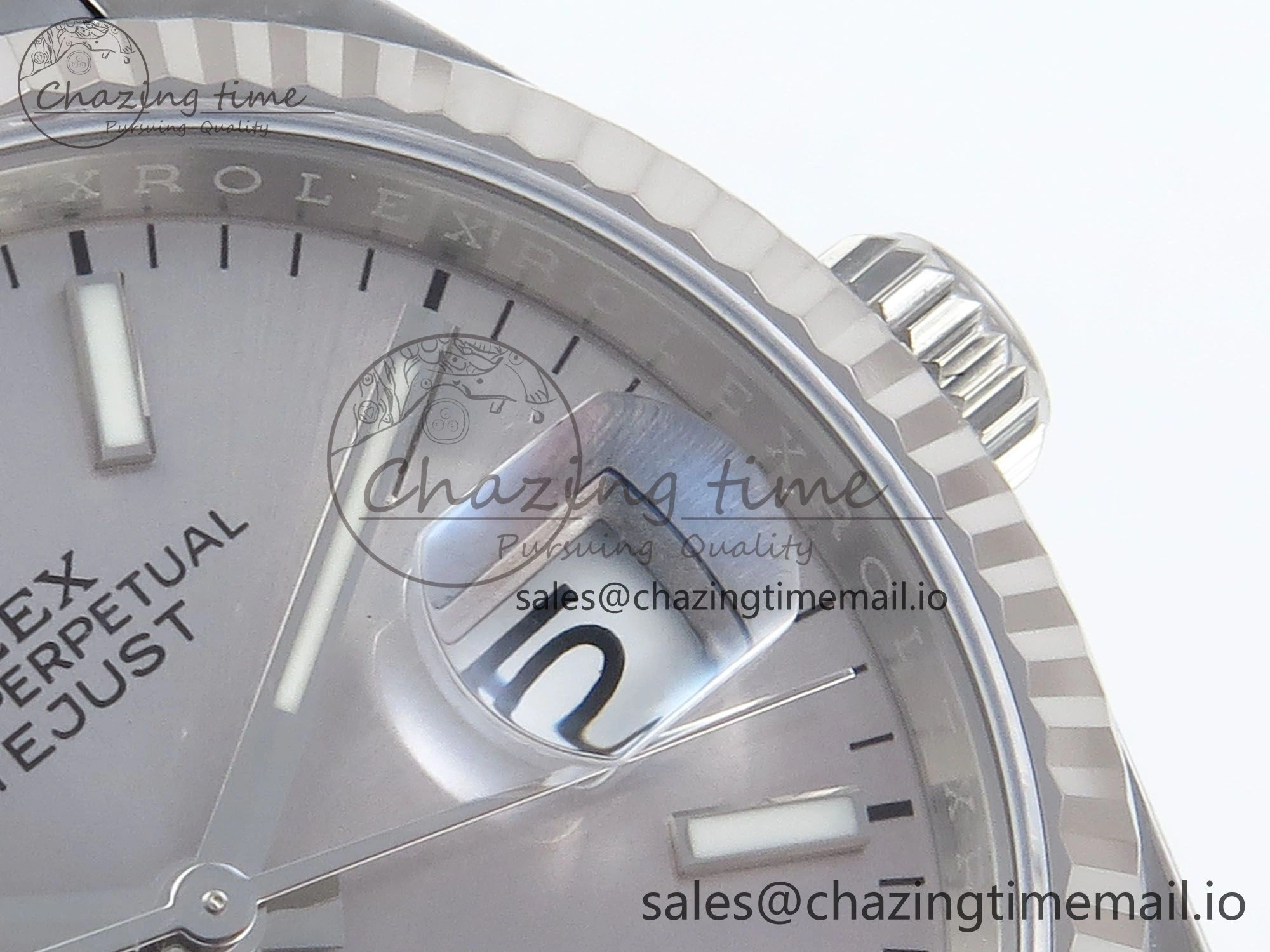 DateJust 36 126234 EWEF Best Edition Silver Dial Stick Marker on Jubilee Bracelet A3235