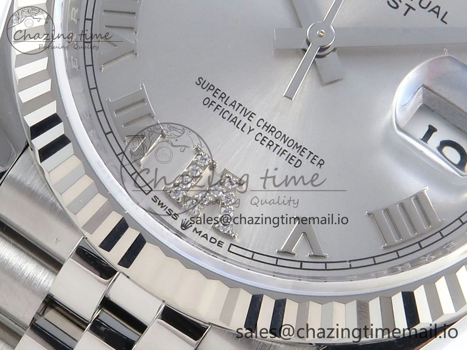 DateJust 36 126234 EWEF Best Edition Silver Roman Dial on Jubilee Bracelet A3235