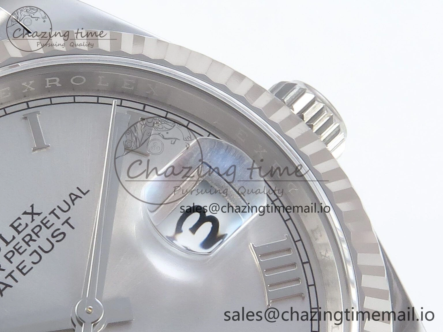 DateJust 36 126234 EWEF Best Edition Silver Roman Dial on Jubilee Bracelet A3235