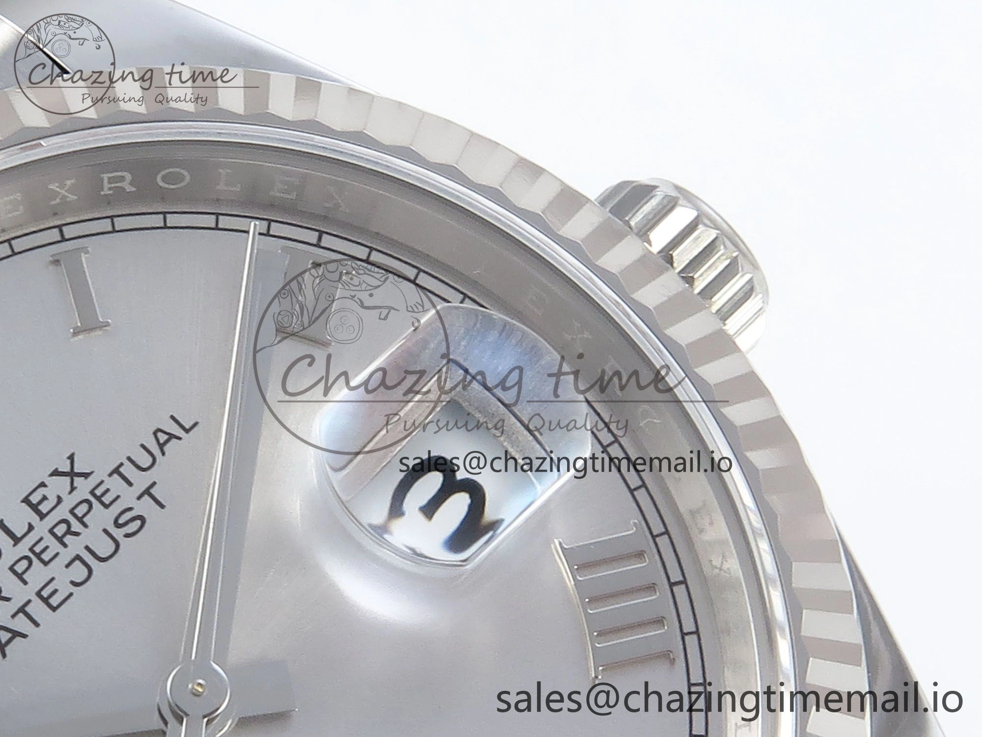DateJust 36 126234 EWEF Best Edition Silver Roman Dial on Jubilee Bracelet A3235