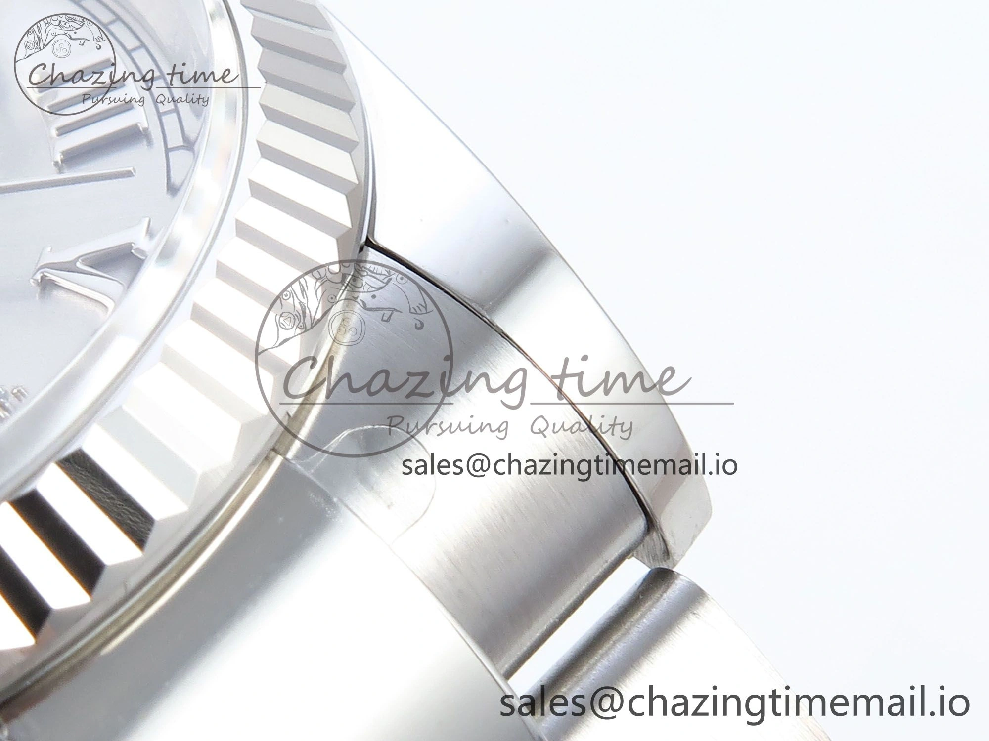 DateJust 36 126234 EWEF Best Edition Silver Roman Diamonds Dial on Oyster Bracelet A3235