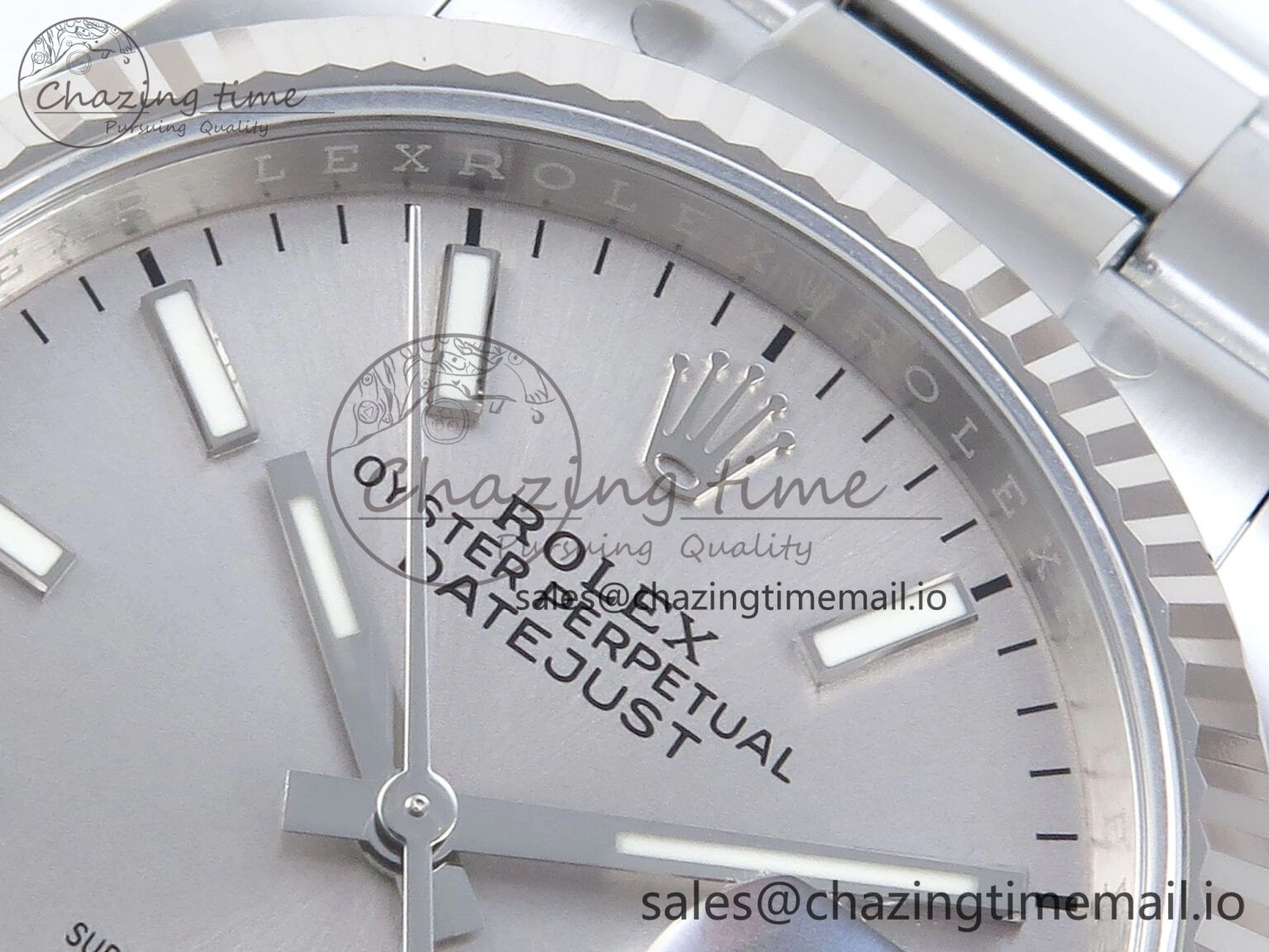 DateJust 36 126234 EWEF Best Edition Silver Stick Dial on Oyster Bracelet A3235