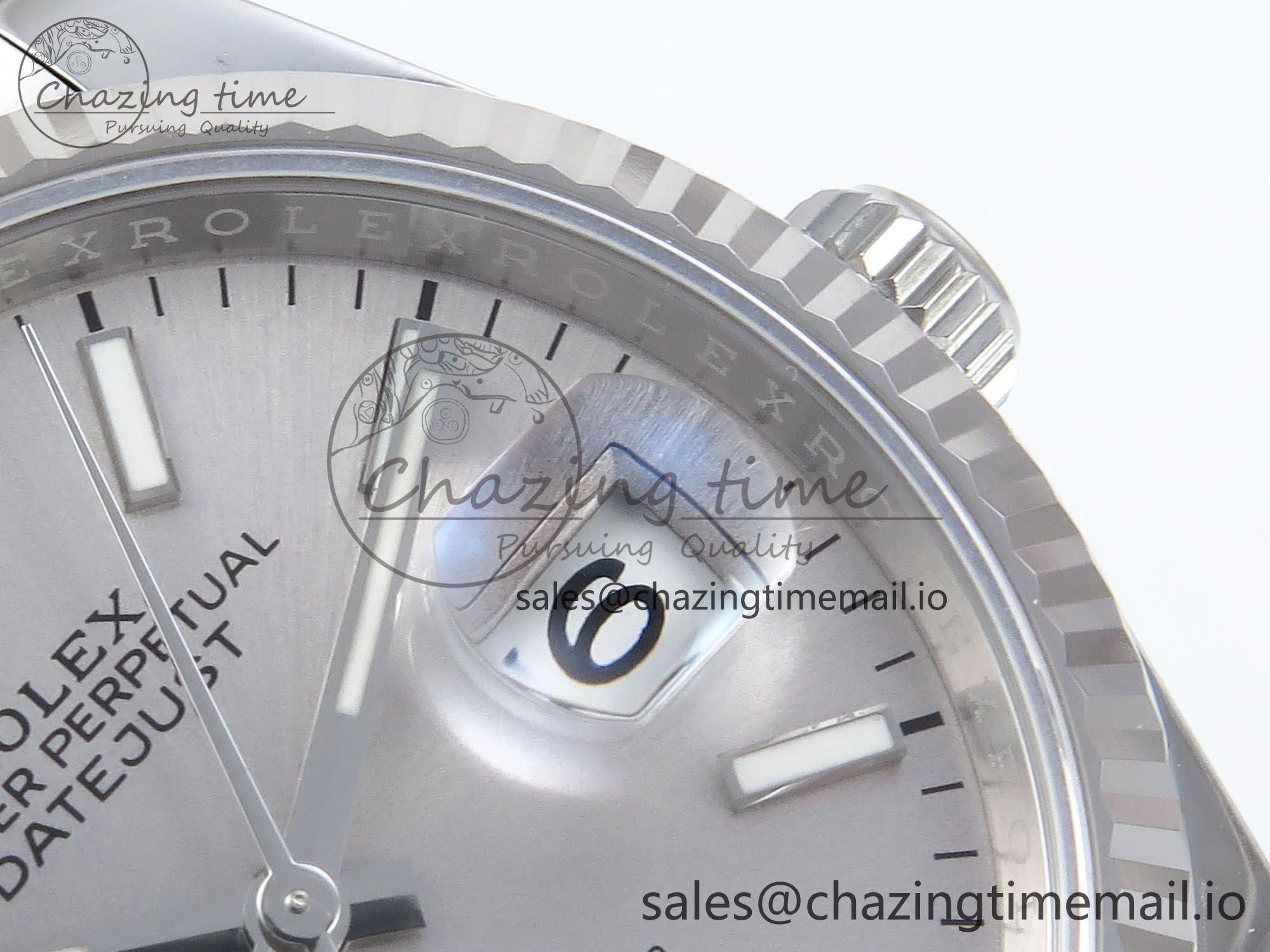 DateJust 36 126234 EWEF Best Edition Silver Stick Dial on Oyster Bracelet A3235
