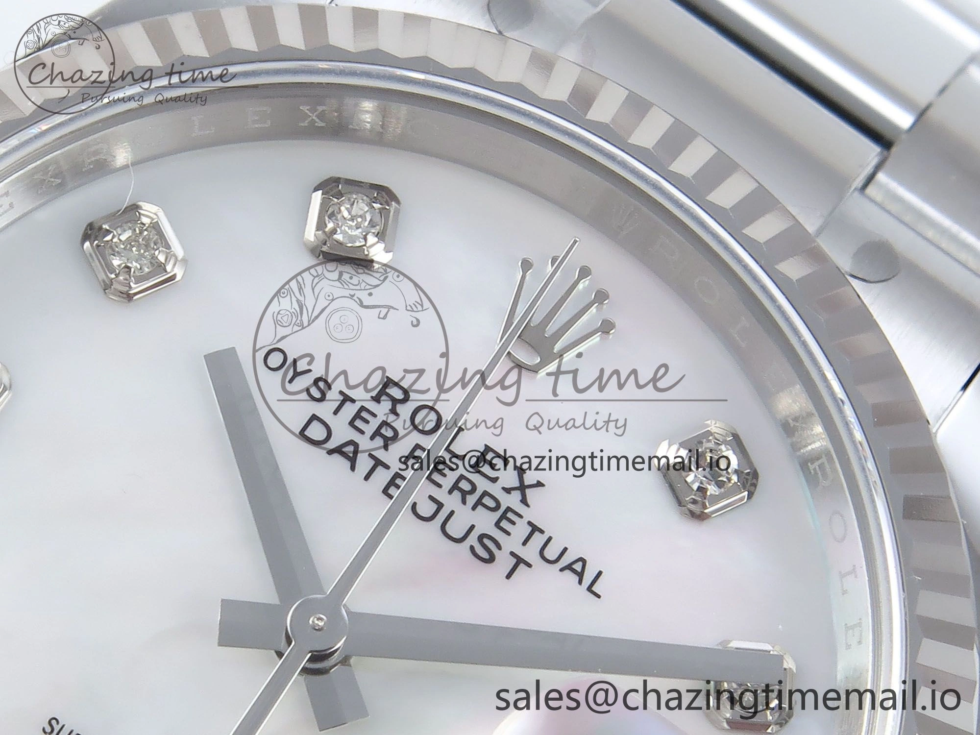 DateJust 36 126234 EWEF Best Edition White MOP Dial on Oyster Bracelet A3235