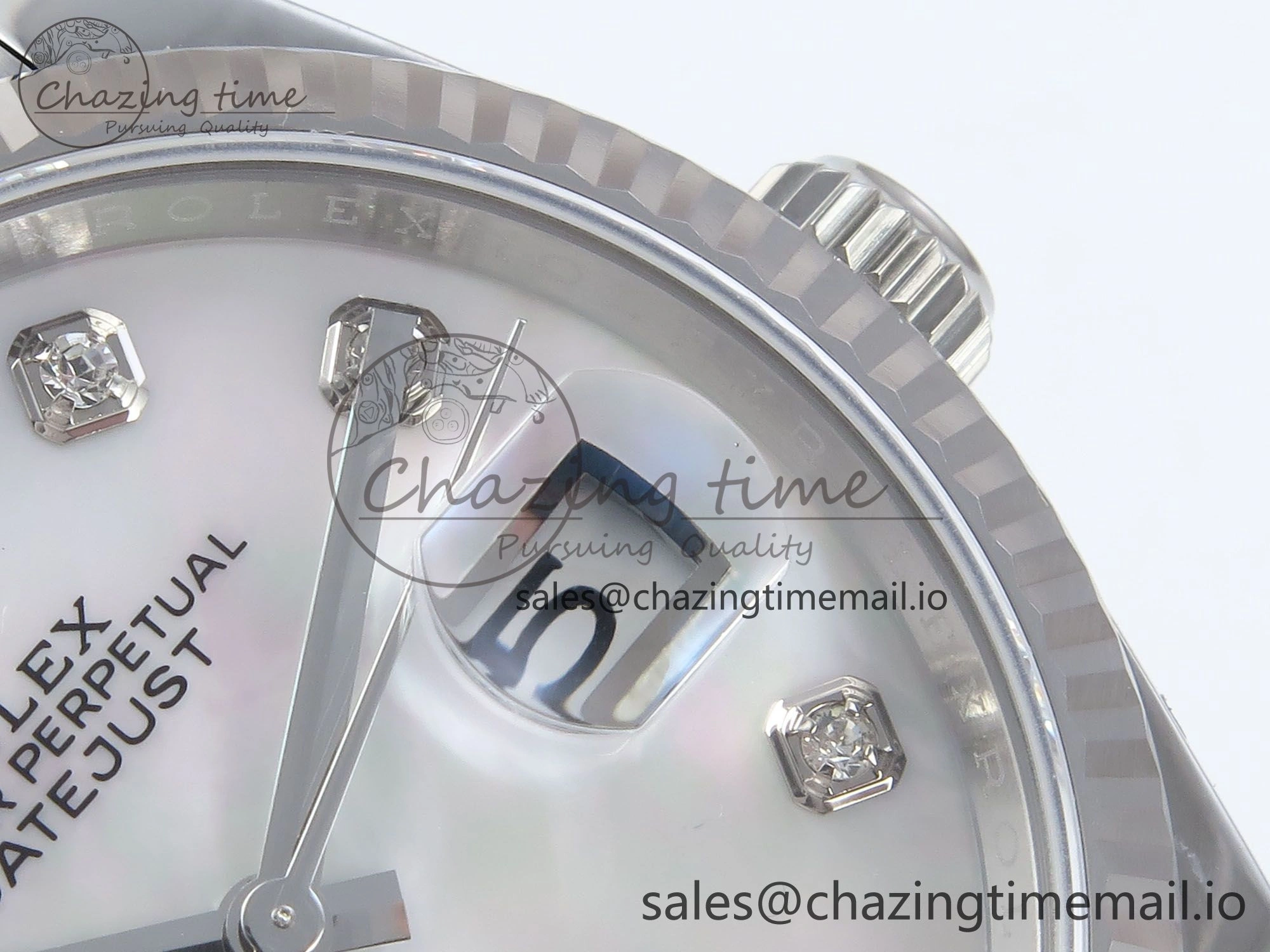 DateJust 36 126234 EWEF Best Edition White MOP Dial on Oyster Bracelet A3235