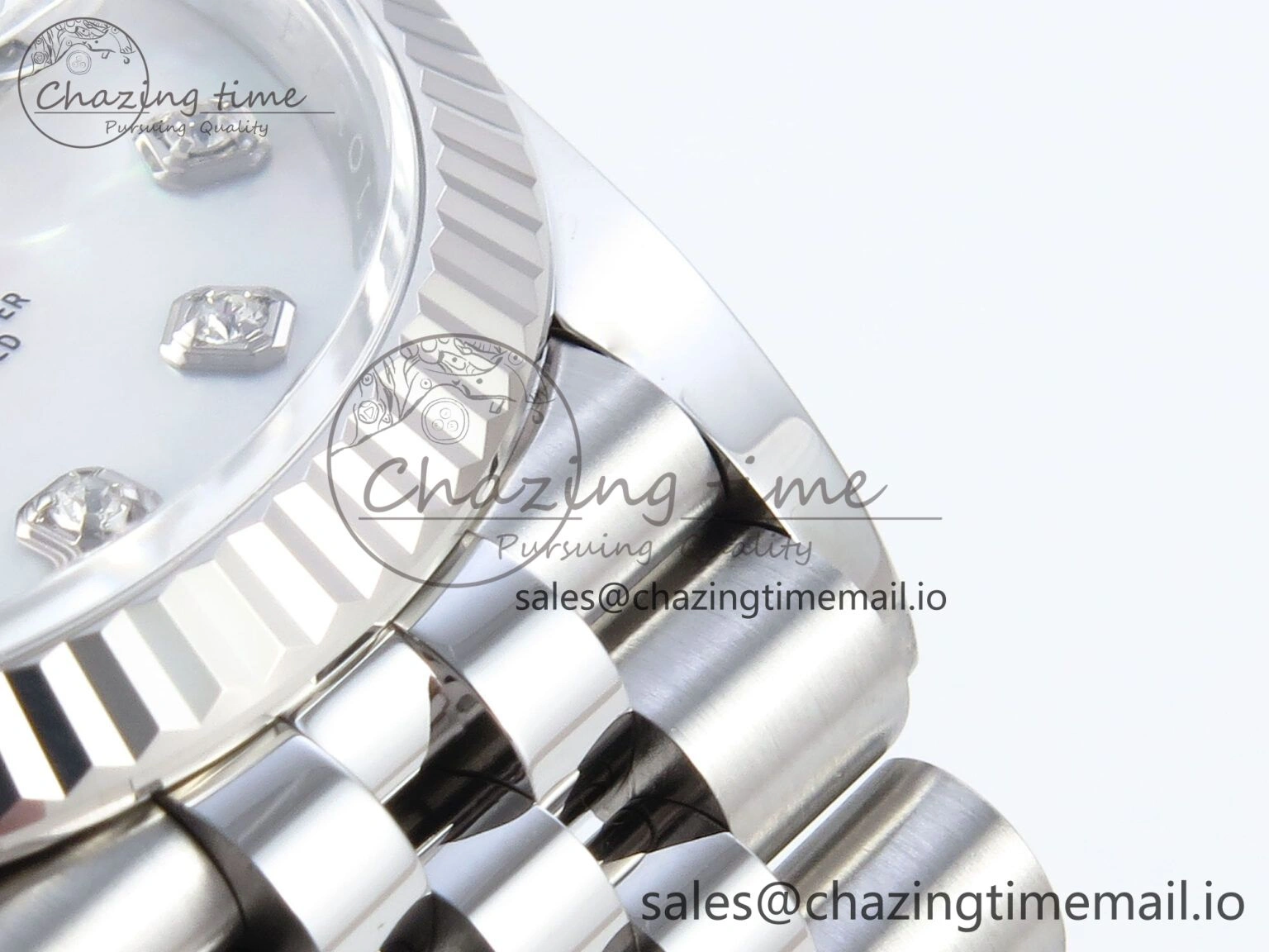 DateJust 36 126234 EWEF Best Edition White MOP Diamonds Dial on Jubilee Bracelet A3235