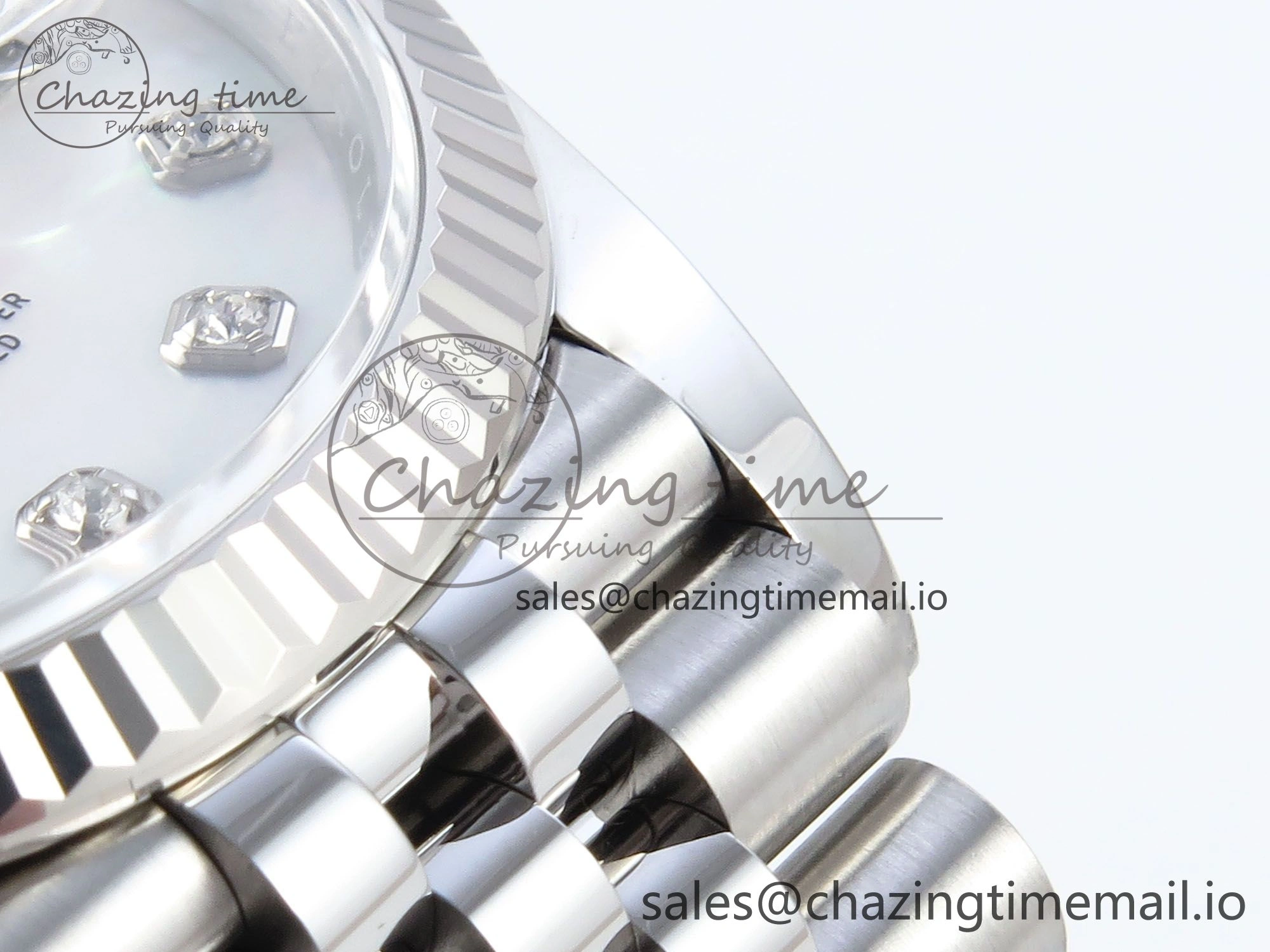 DateJust 36 126234 EWEF Best Edition White MOP Diamonds Dial on Jubilee Bracelet A3235