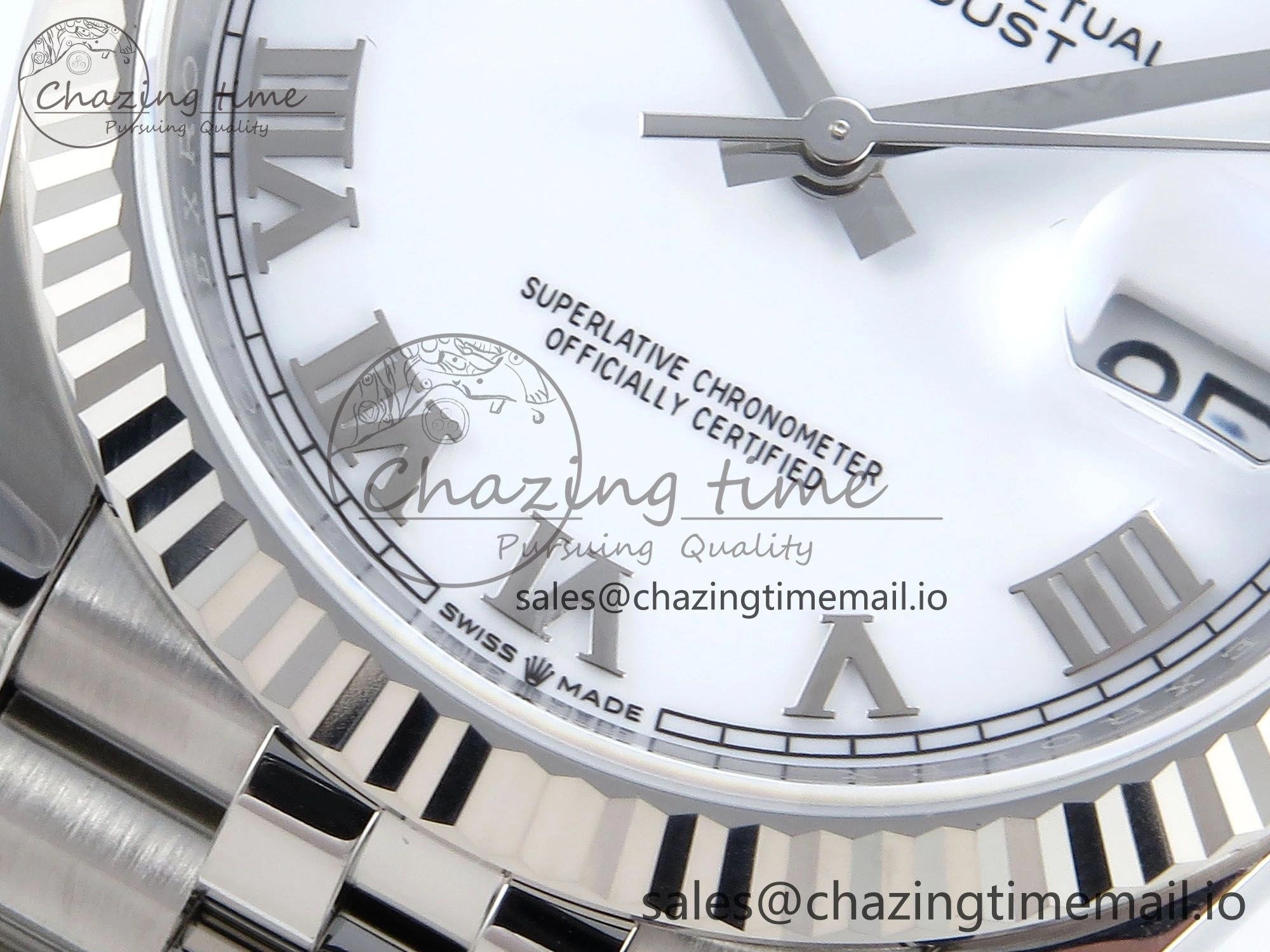 DateJust 36 126234 EWEF Best Edition White Roman Dial on Jubilee Bracelet A3235