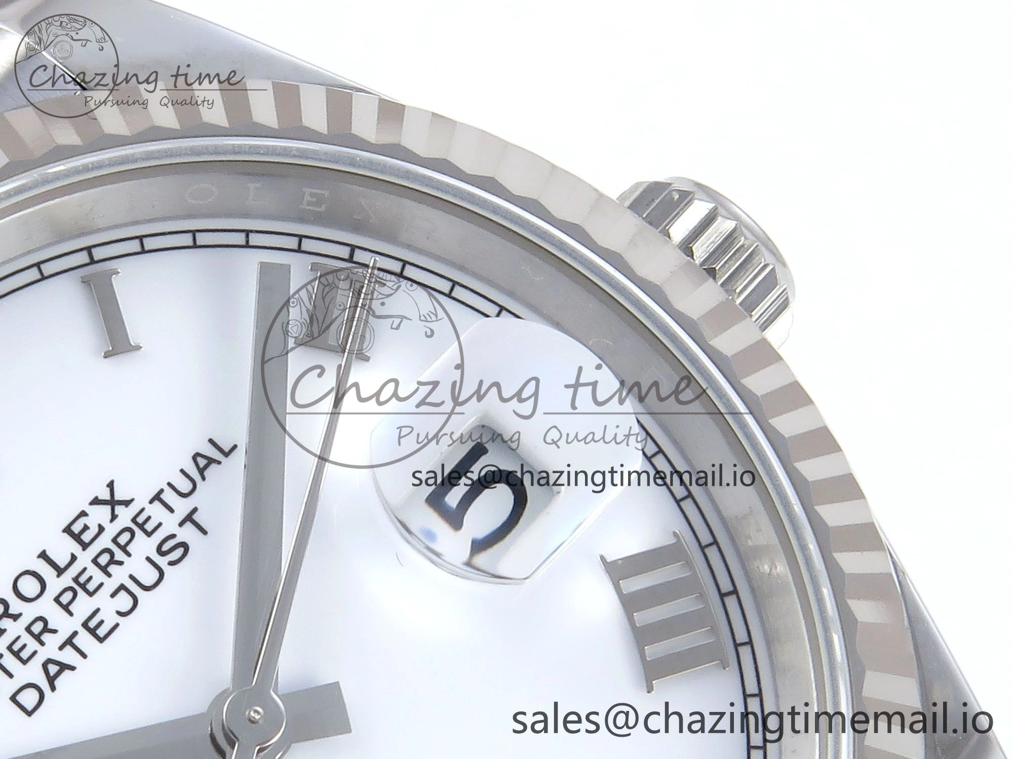 DateJust 36 126234 EWEF Best Edition White Roman Dial on Jubilee Bracelet A3235
