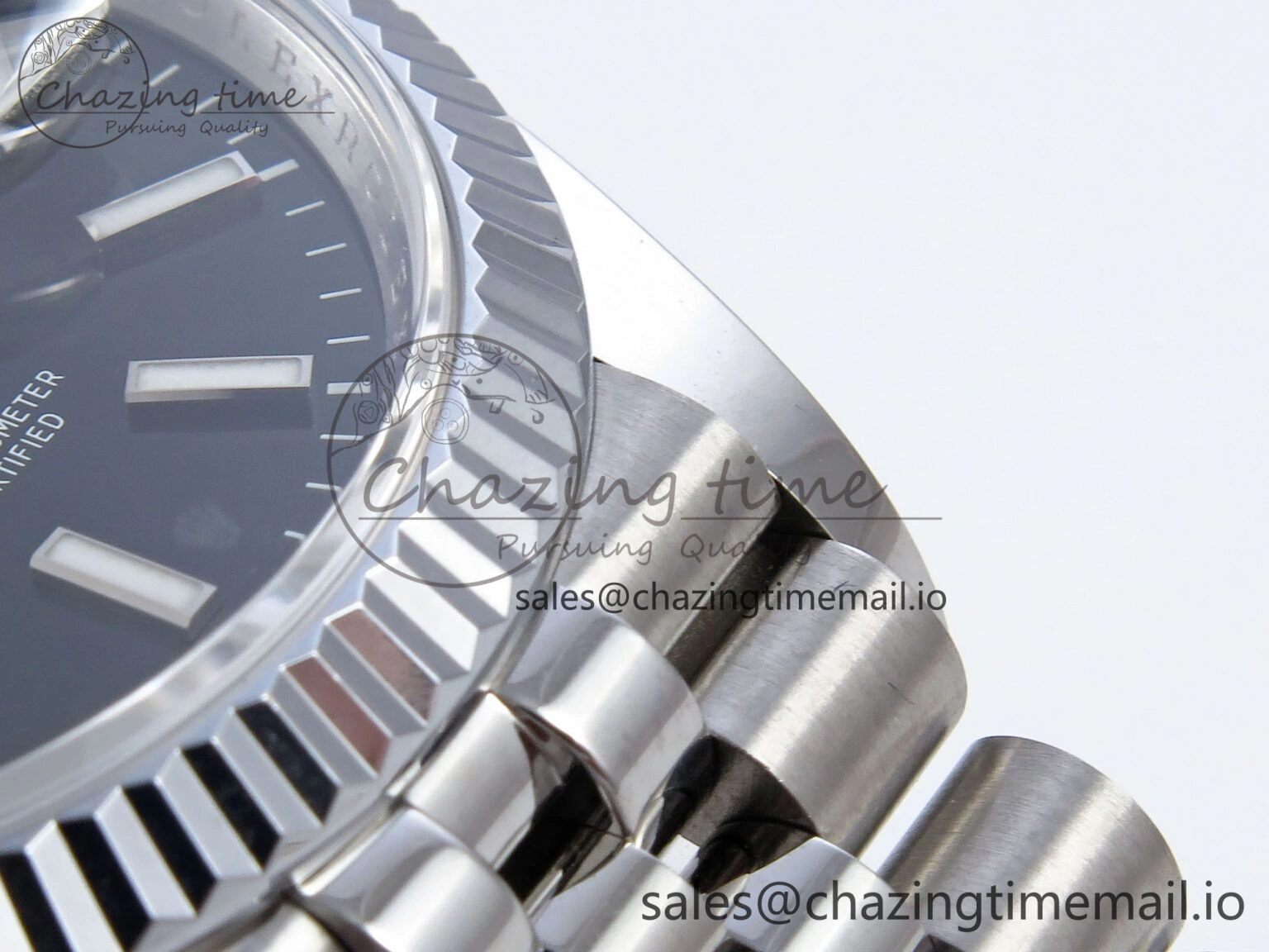 DateJust 36 126234 QF+ 1:1 Best Edition 904L Steel Black Stick Dial on SS Jubilee Bracelet VR3235