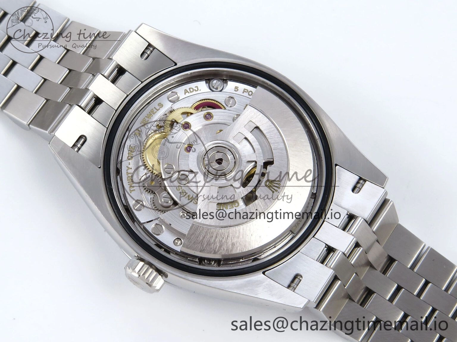 DateJust 36 126234 QF+ 1:1 Best Edition 904L Steel Gray Dial Green Roman Marker on SS Jubilee Bracelet VR3235