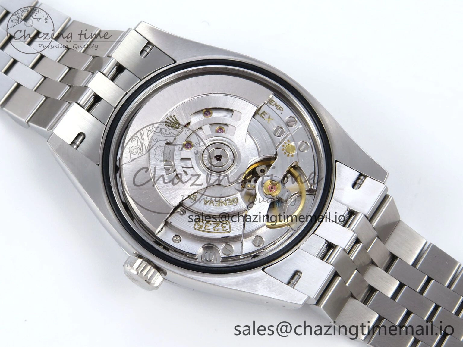 DateJust 36 126234 QF+ 1:1 Best Edition 904L Steel Gray Dial Green Roman Marker on SS Jubilee Bracelet VR3235