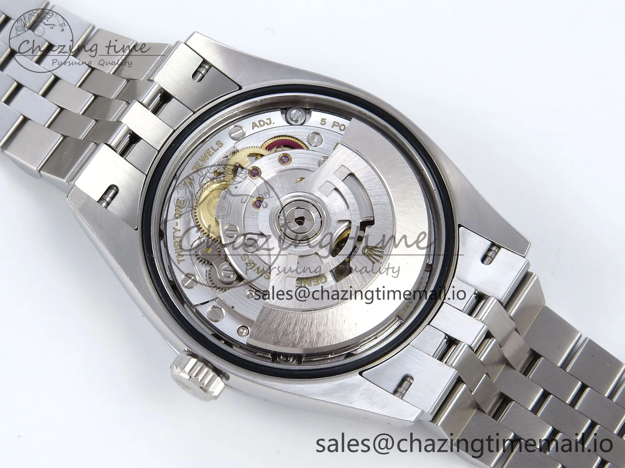 DateJust 36 126234 QF+ 1:1 Best Edition 904L Steel Gray Diamonds Dial on SS Jubilee Bracelet VR3235