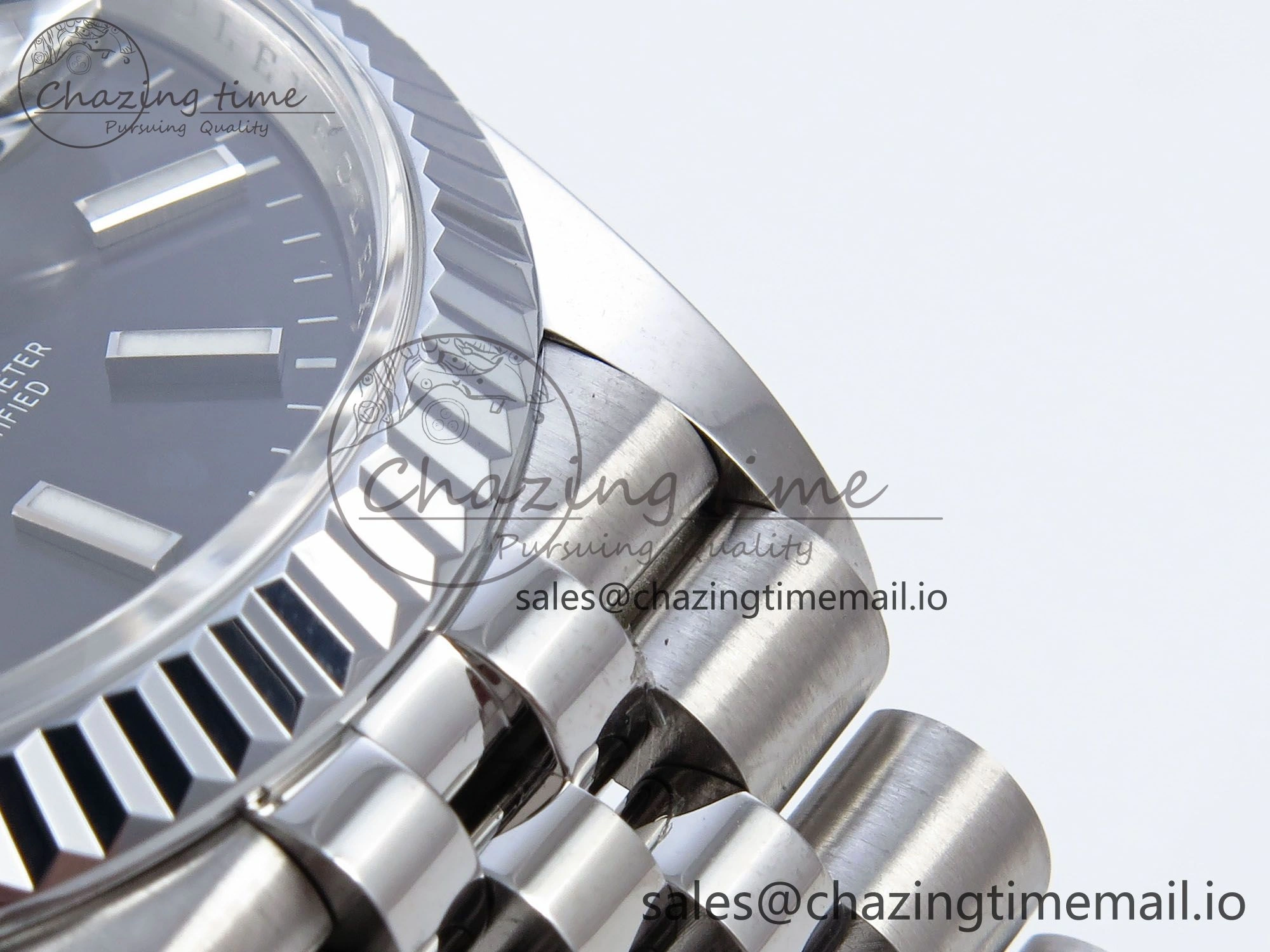 DateJust 36 126234 QF+ 1:1 Best Edition 904L Steel Gray Stick Dial on SS Jubilee Bracelet VR3235