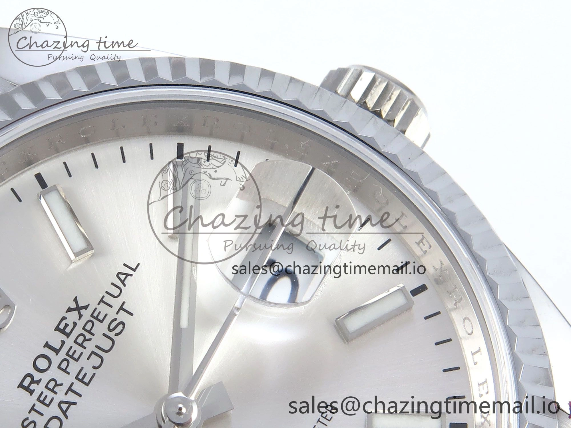 DateJust 36 126234 QF+ 1:1 Best Edition 904L Steel Silver Stick Dial on SS Jubilee Bracelet VR3235