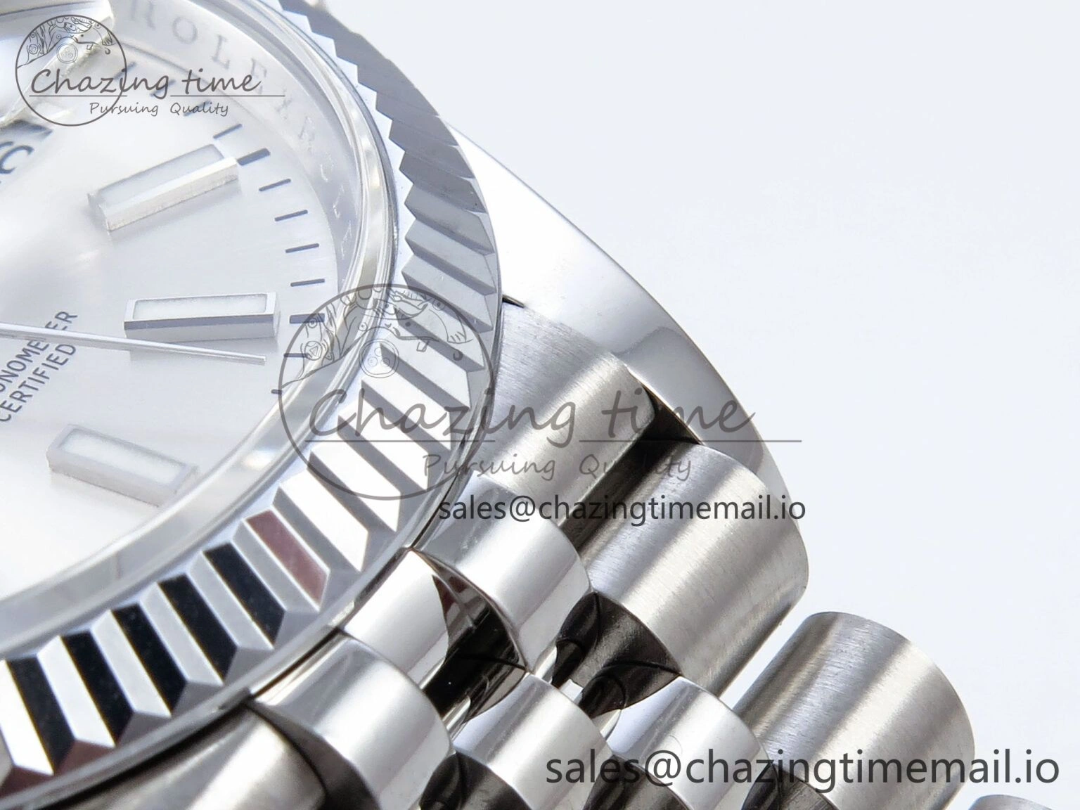 DateJust 36 126234 QF+ 1:1 Best Edition 904L Steel Silver Stick Dial on SS Jubilee Bracelet VR3235
