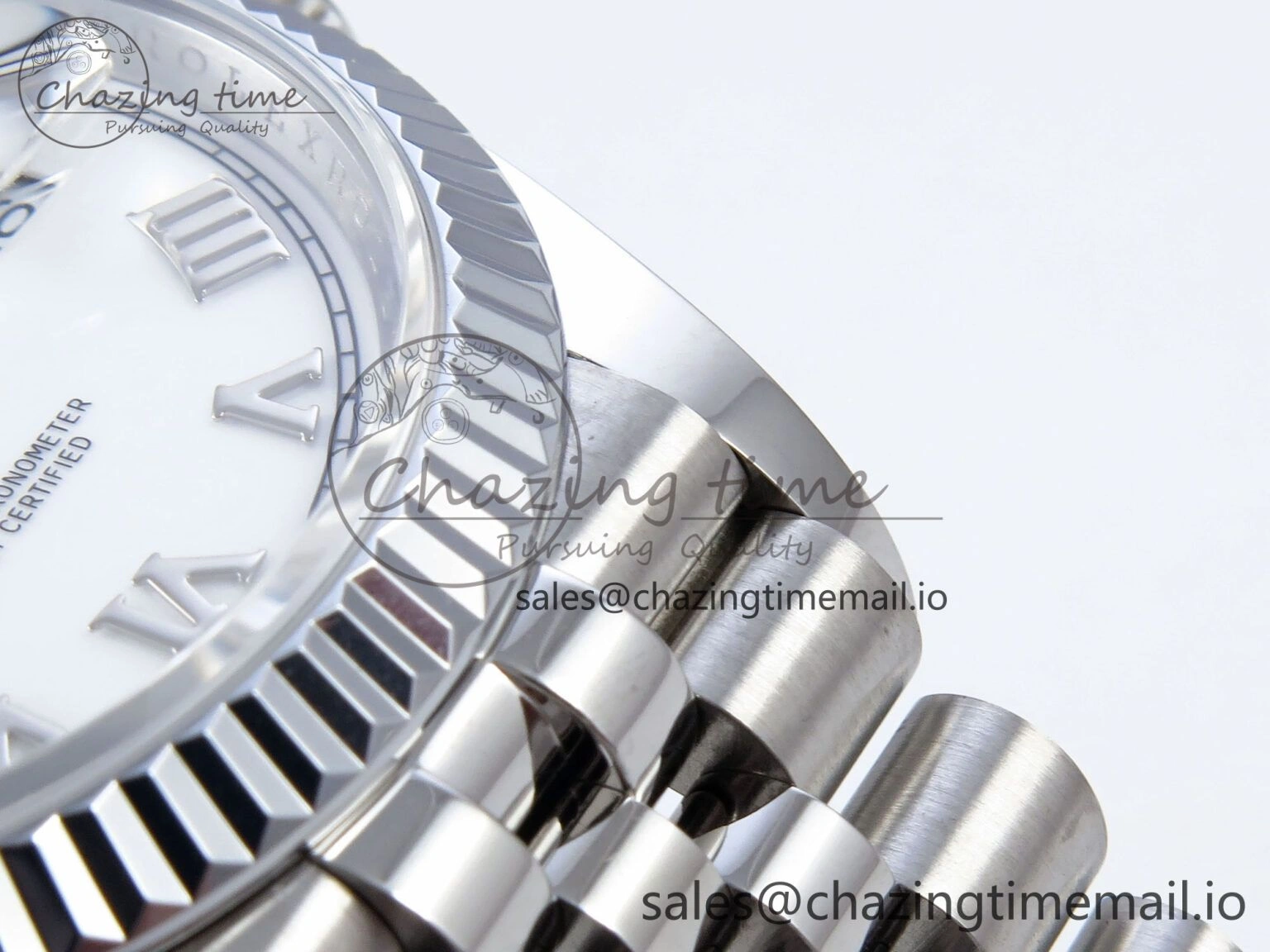 DateJust 36 126234 QF+ 1:1 Best Edition 904L Steel White Roman Dial on SS Jubilee Bracelet VR3235
