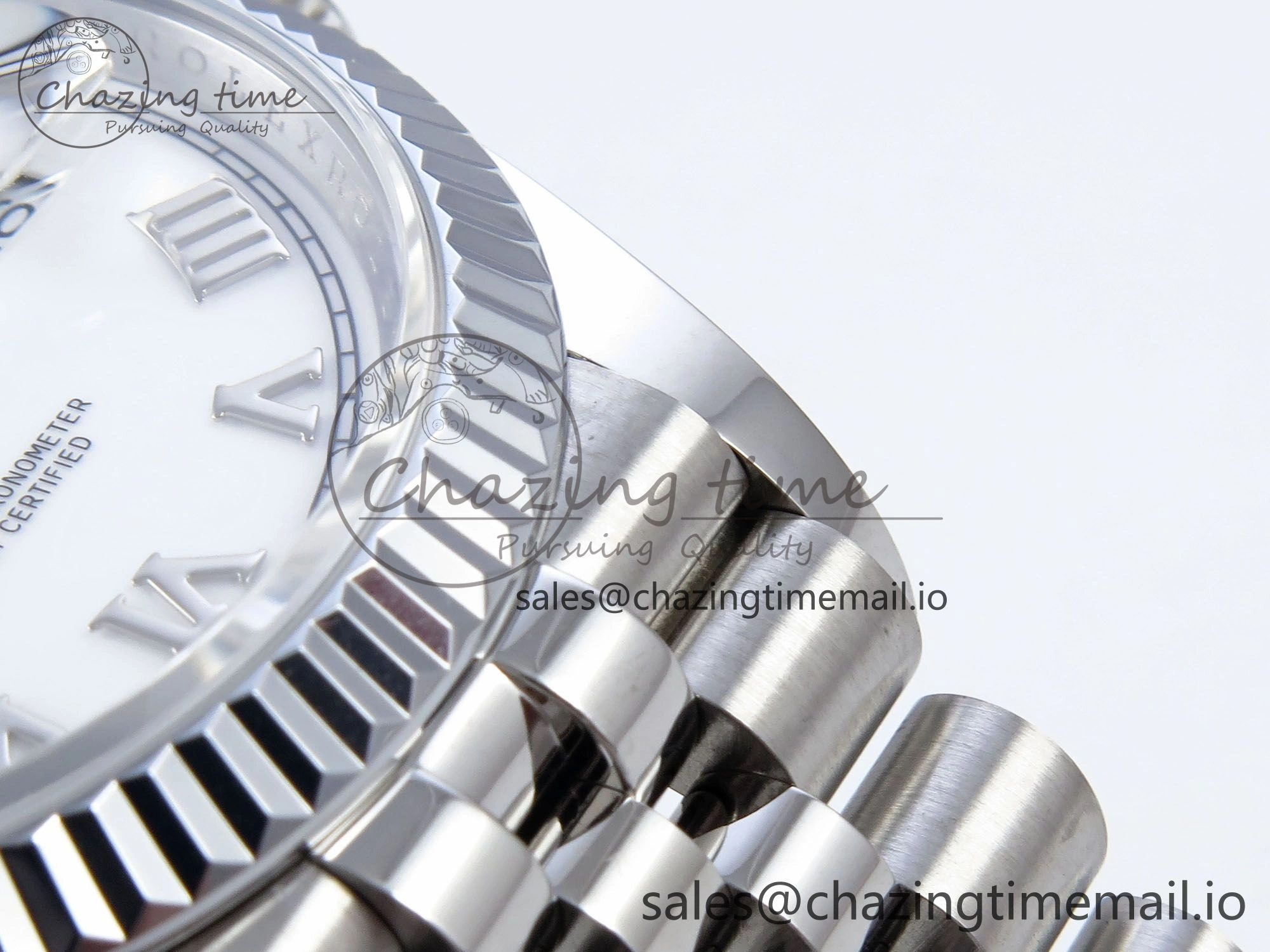 DateJust 36 126234 QF+ 1:1 Best Edition 904L Steel White Roman Dial on SS Jubilee Bracelet VR3235