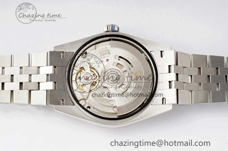 DateJust 36 DIWF 1:1 Best Edition 904L Steel Black Diamonds Dial on Jubilee Bracelet SA3235