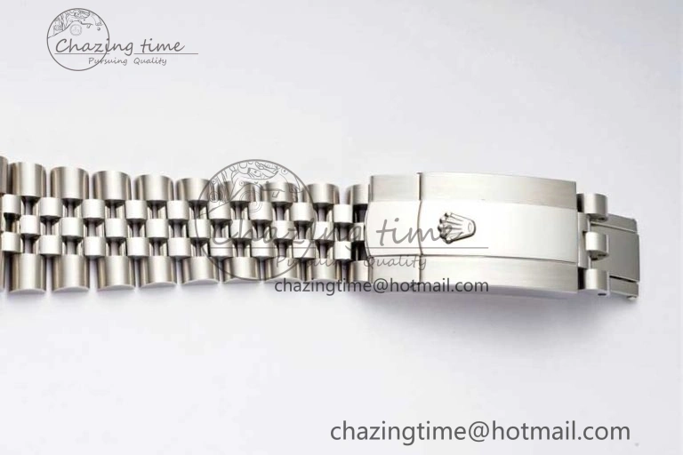 DateJust 36 DIWF 1:1 Best Edition 904L Steel Black Diamonds Dial on Jubilee Bracelet SA3235